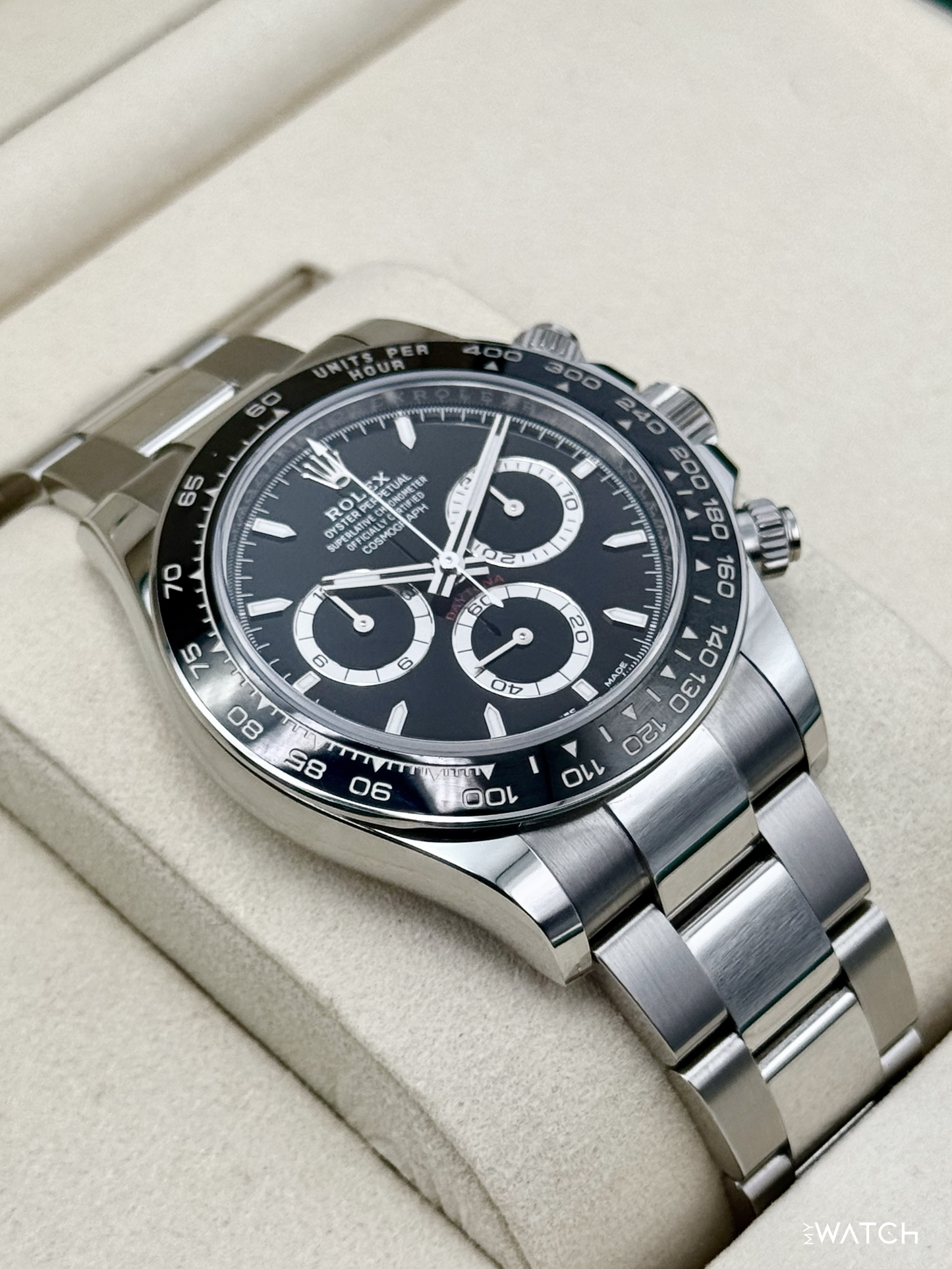 2025 Rolex Daytona 40mm 126500LN Stainless Steel Black Dial - MyWatchLLC