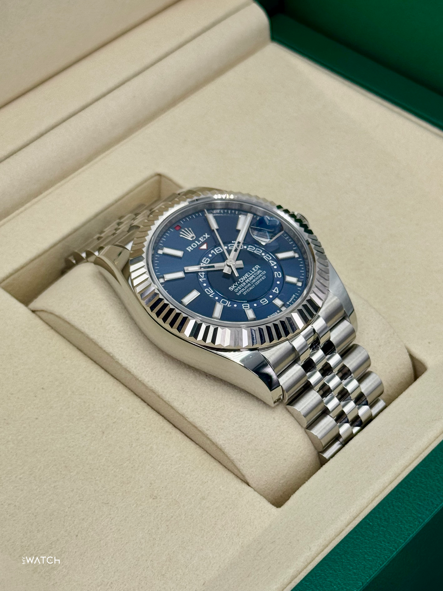 NEW 2025 Rolex Sky-Dweller 42mm 336934 Jubilee Blue Dial - MyWatchLLC