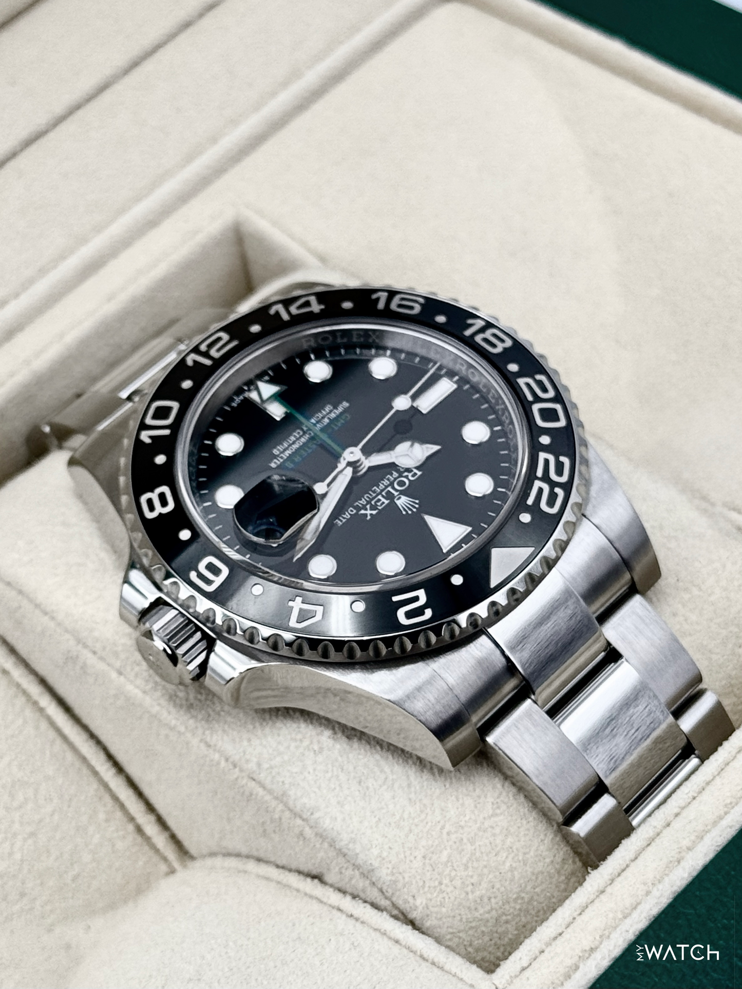 2018 Rolex GMT-Master II 40mm 116710LN Stainless Steel Black Dial - MyWatchLLC