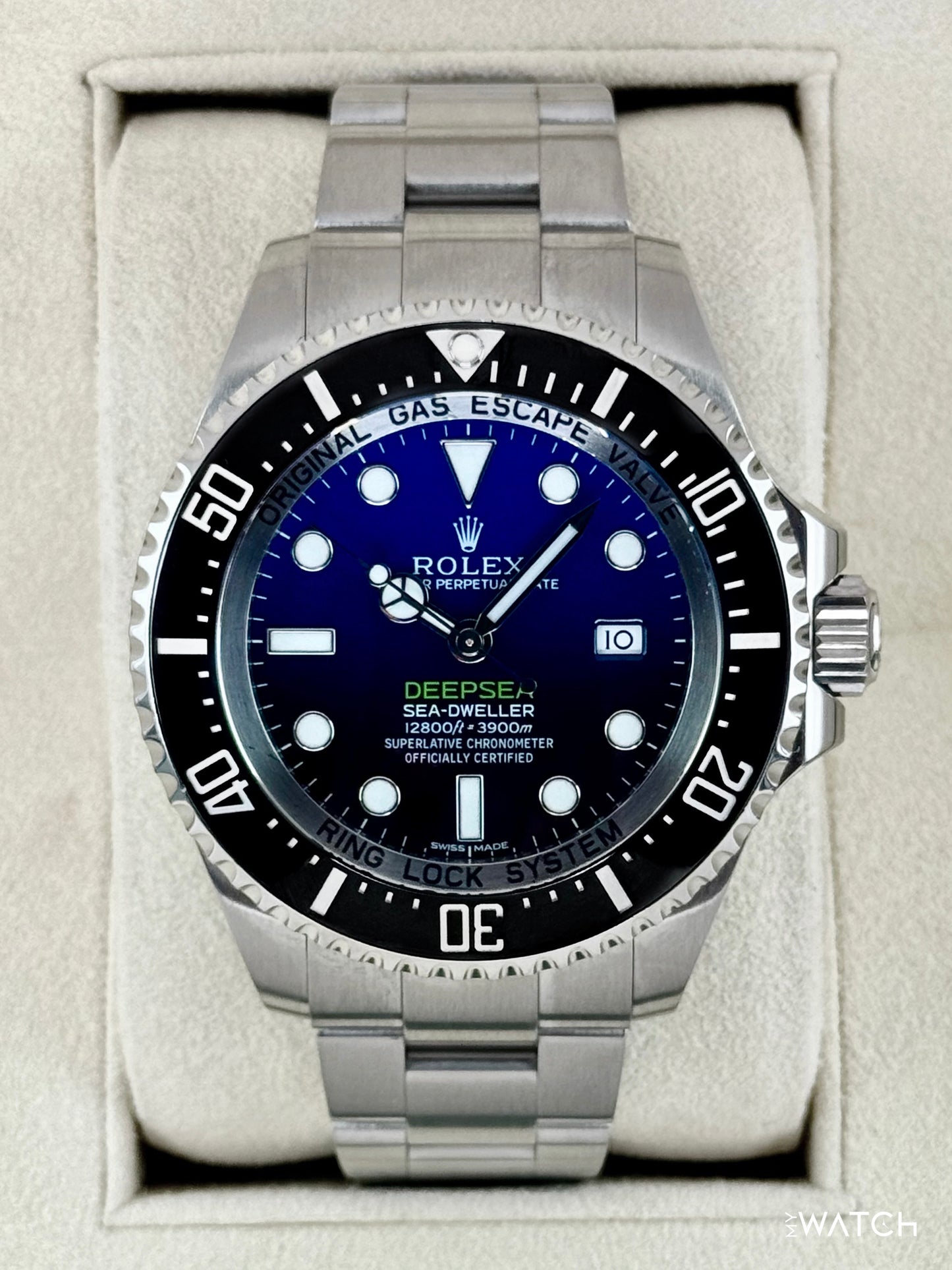2016 Rolex Deepsea "James Cameron" 44mm 116660 Blue Dial - MyWatchLLC