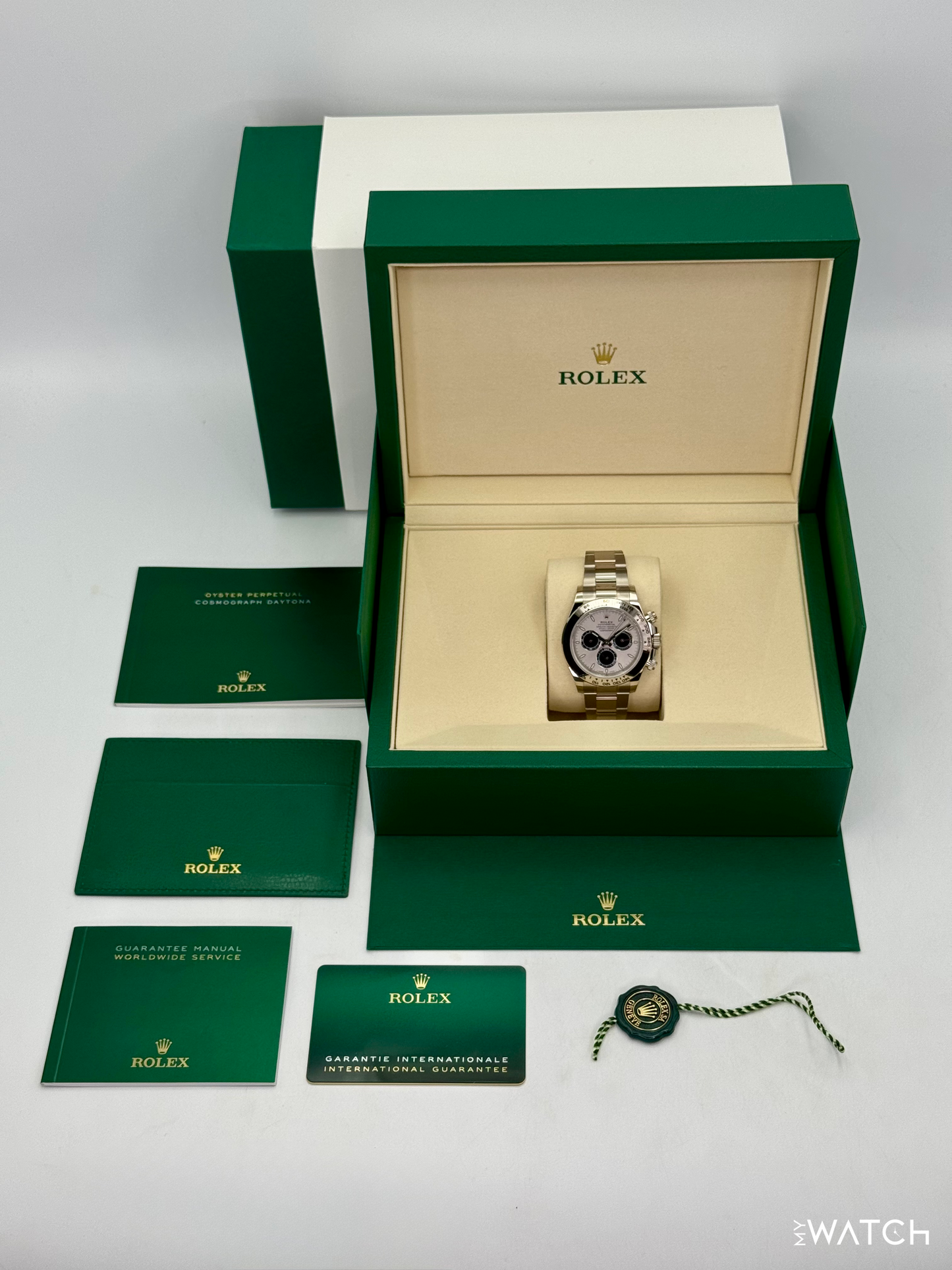 NEW 2025 Rolex Daytona 40mm 126509 White Gold Silver Ghost Dial (STICKERED)