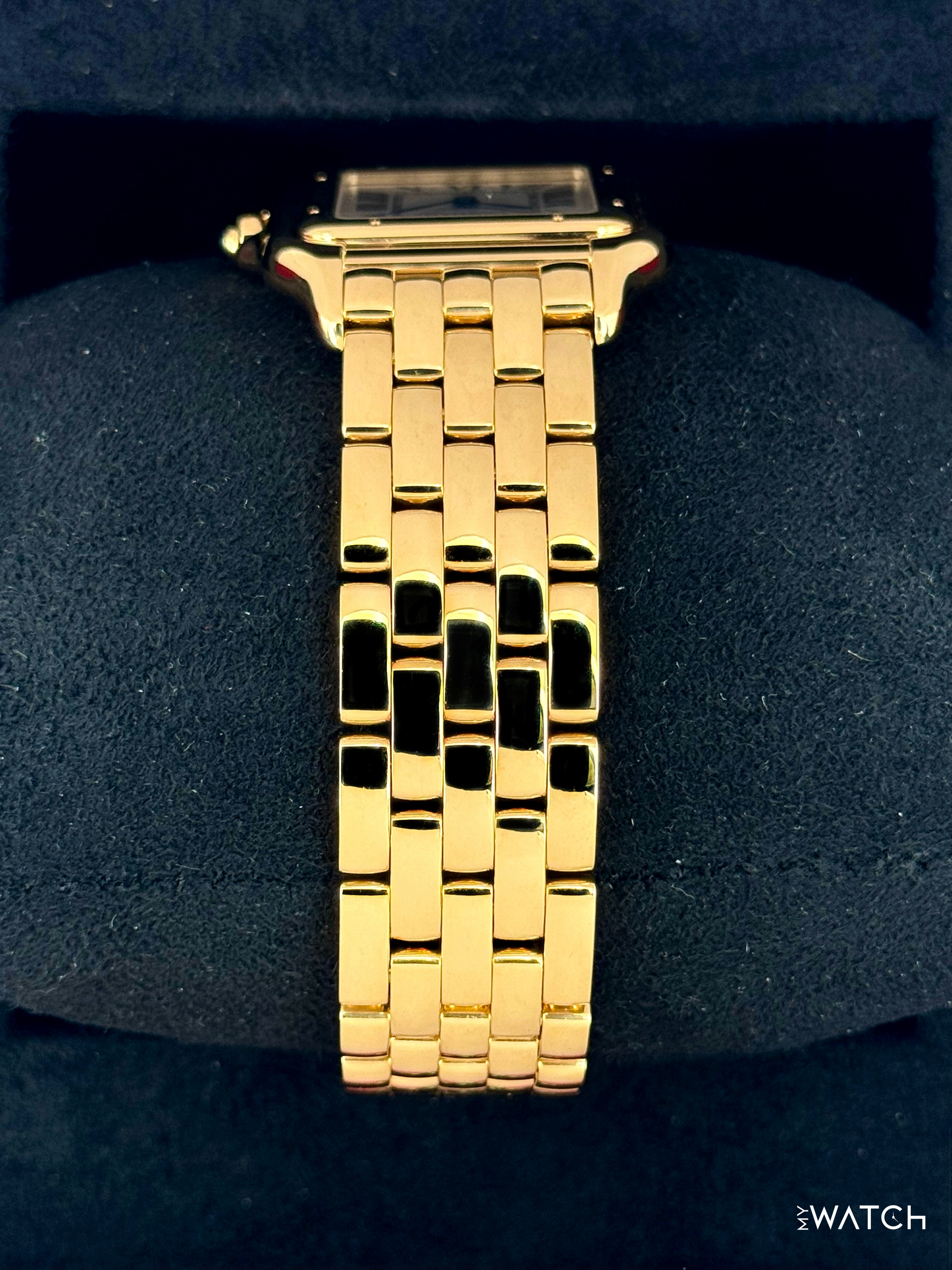 2025 Cartier Panthere De Cartier 31mm WGPN0051 Yellow Gold Silver Dial - MyWatchLLC