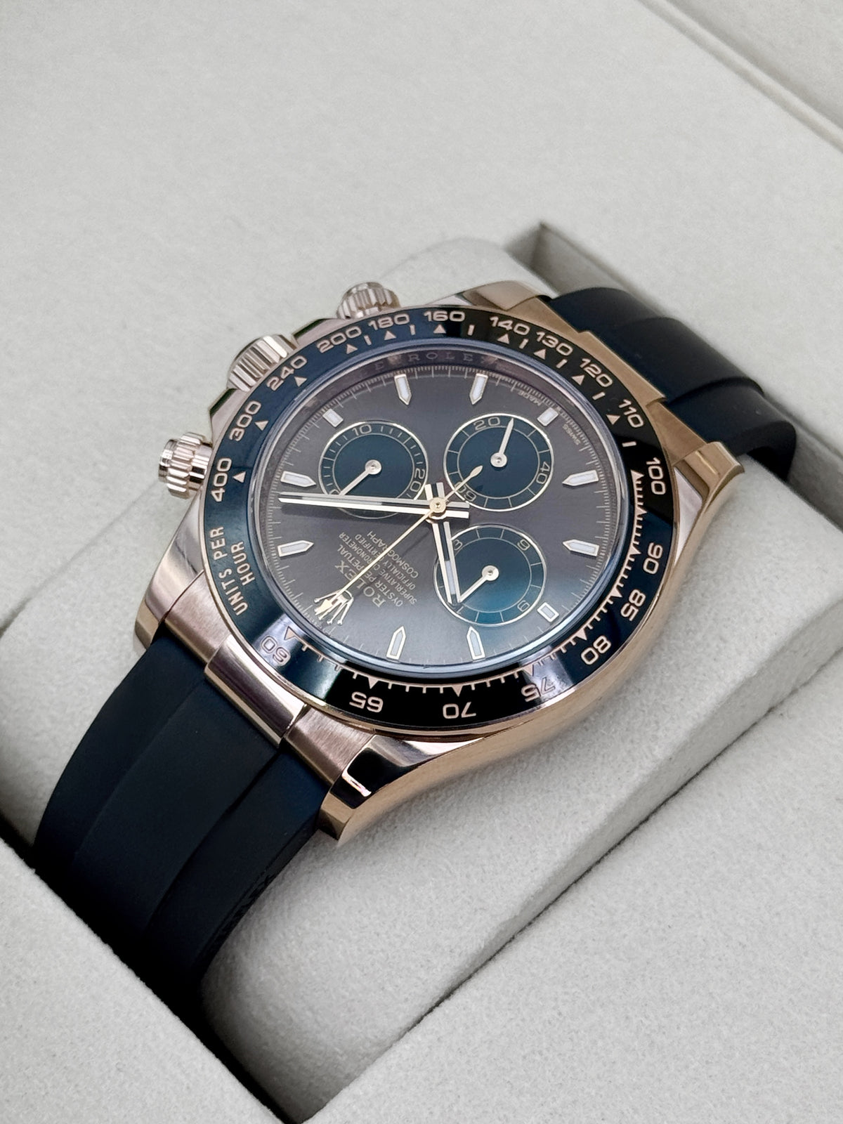 2025 Rolex Daytona 40mm 126515LN Rose Gold Oysterflex Chocolate Dial