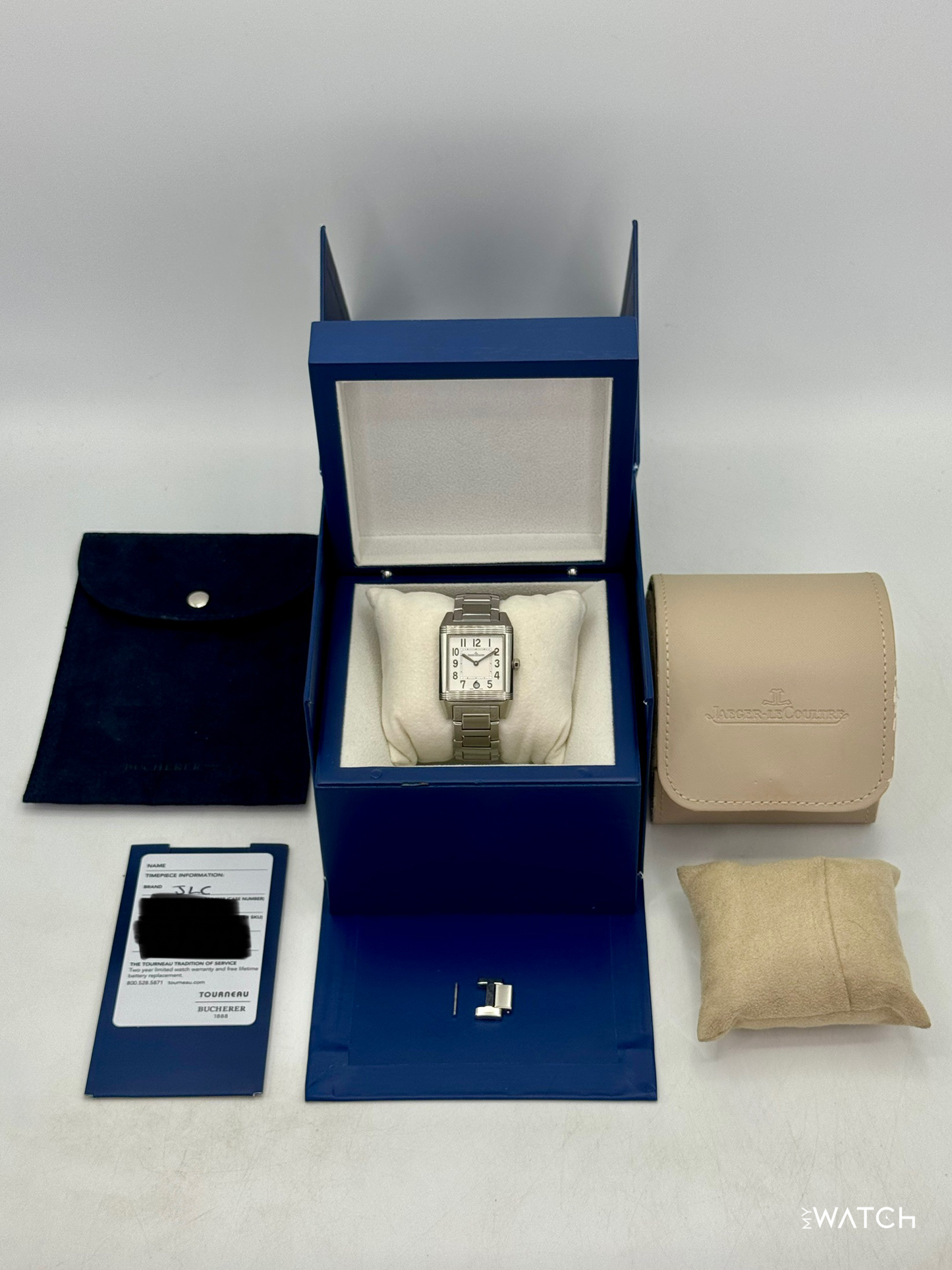 2026 Jaeger-Coultre Reverso Squadra 29mm 234.8.66 Stainless Steel White Dial - MyWatchLLC