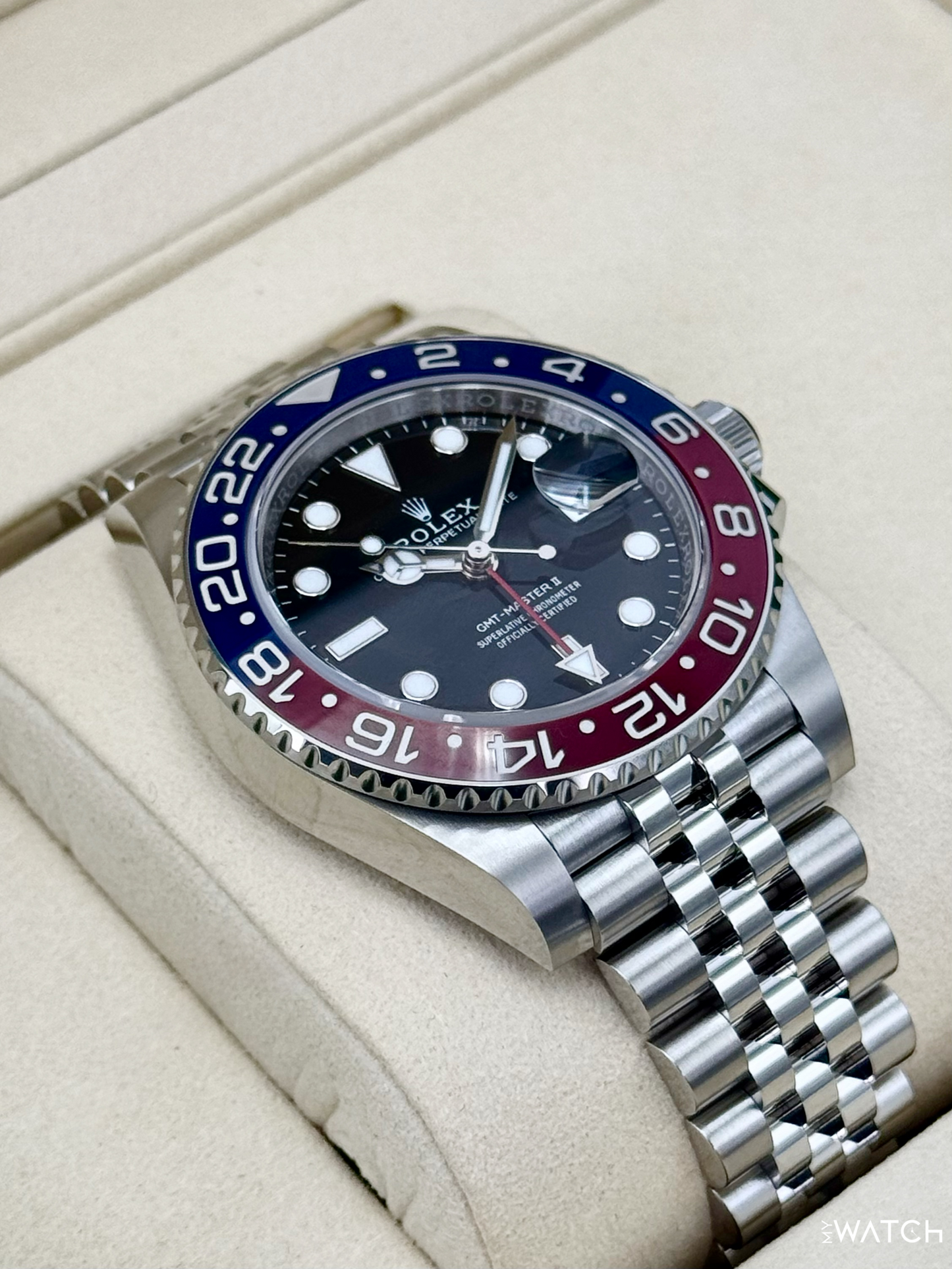 NEW 2026 Rolex GMT-Master II "Pepsi" 40mm 126710BLRO Jubilee (STICKERED) - MyWatchLLC