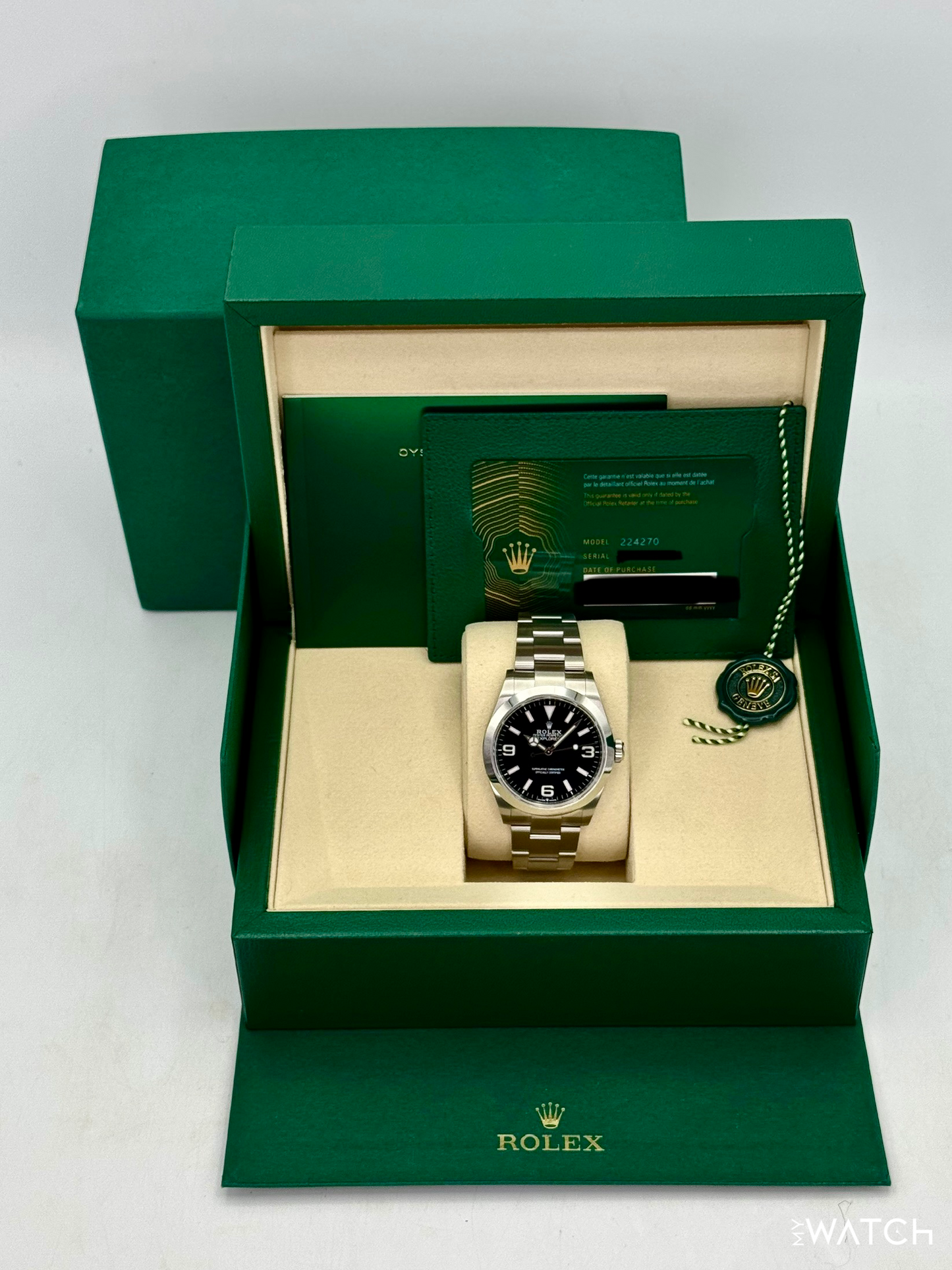 2025 Rolex Explorer 40mm 224270 Black Dial - MyWatchLLC