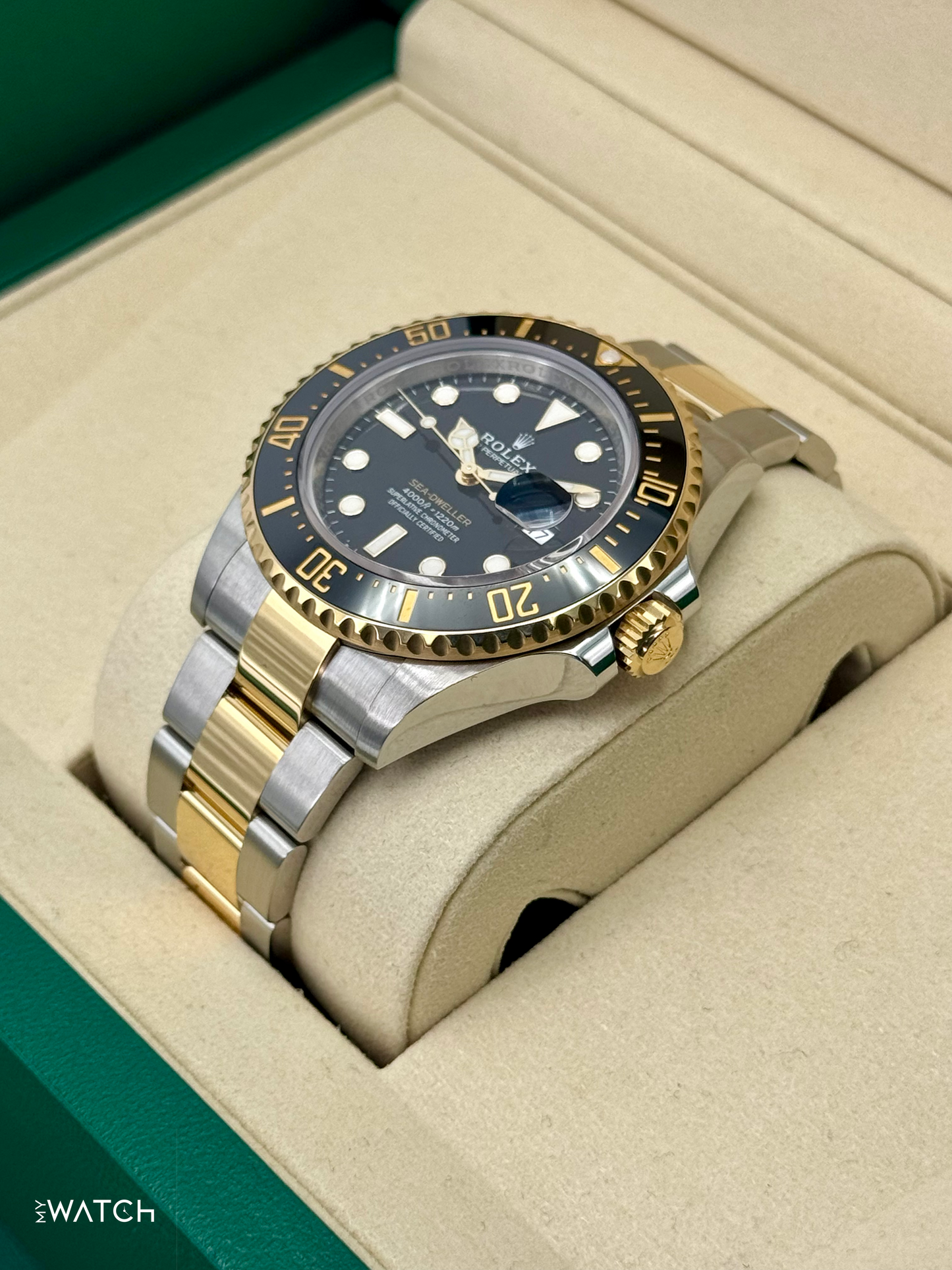 2025 Rolex Sea-Dweller 43mm 126603 Two-Tone Black Dial