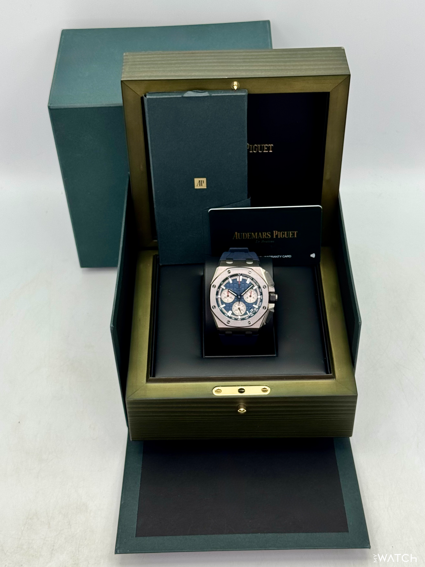 2022 Audemars Piguet Royal Oak Offshore 43mm 26420TI Titanium Blue Dial