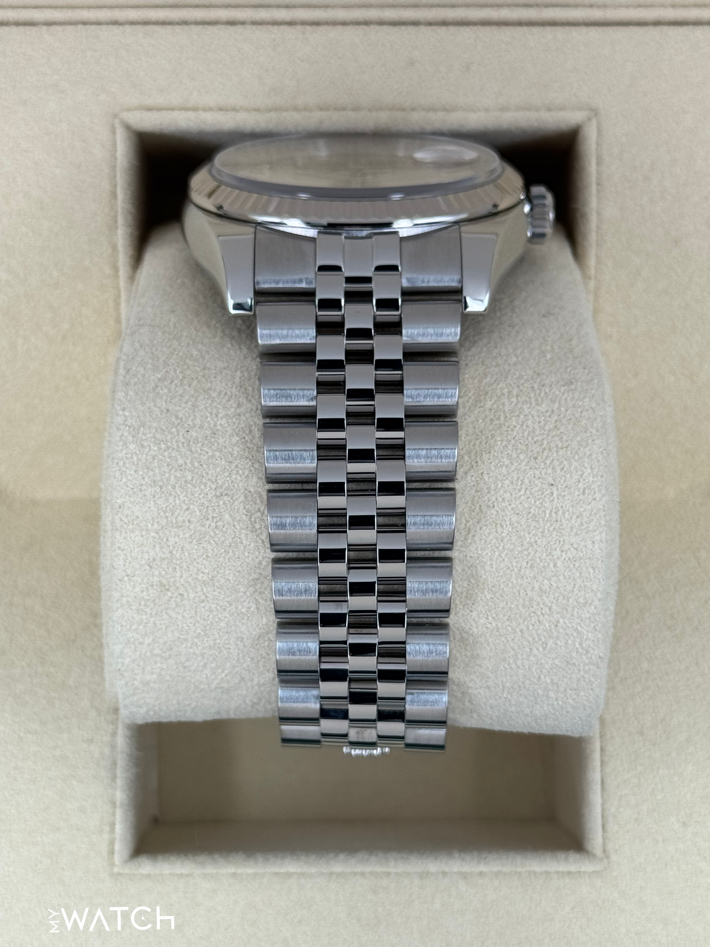 2017 Rolex Datejust 36mm 116234 Stainless Steel Jubilee Silver Diamond Dial