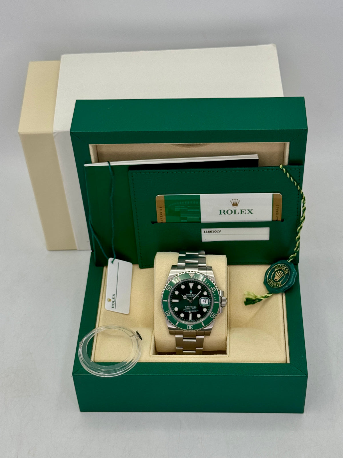 2017 Rolex Submariner Hulk 40mm 116610LV Green Dial