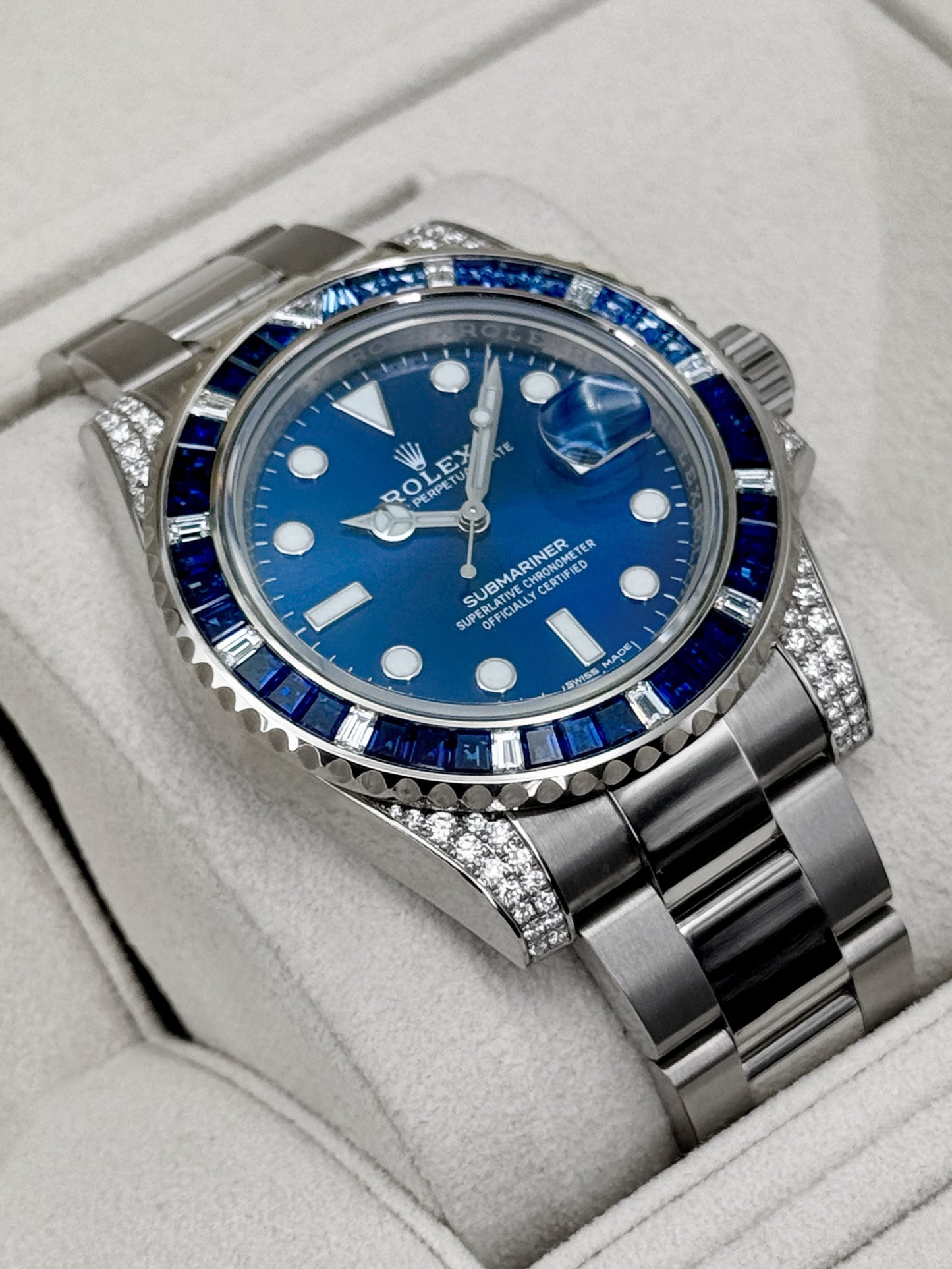 2020 Rolex Submariner 40mm 116659SABR White Gold Blue Dial