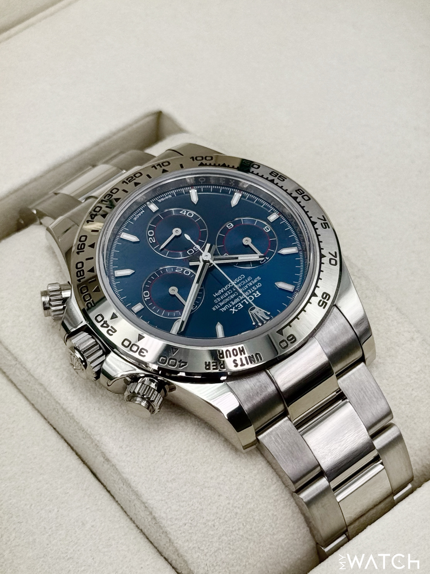 NEW 2025 Rolex Daytona 40mm 126509 White Gold Blue Dial (STICKERED)