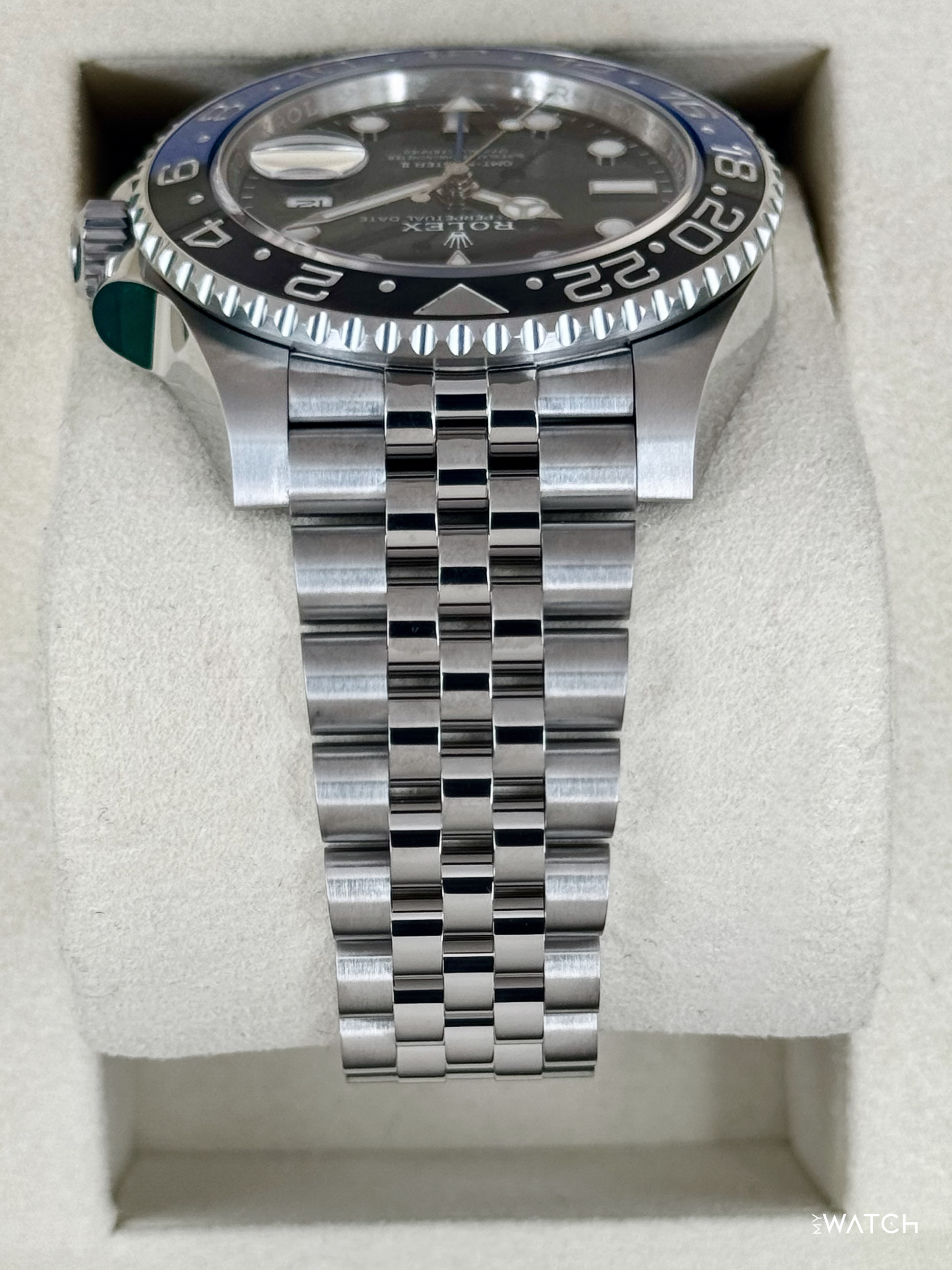 2025 Rolex GMT-Master II "Batgirl" 40mm 126710BLNR Jubilee - MyWatchLLC