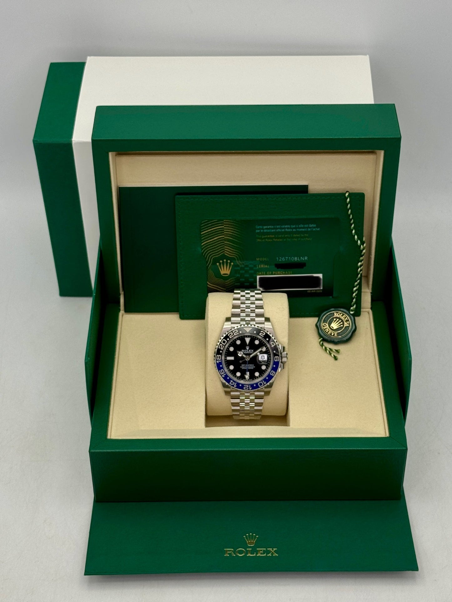NEW 2026 Rolex GMT-Master II "Batgirl" 40mm 126710BLNR Jubilee