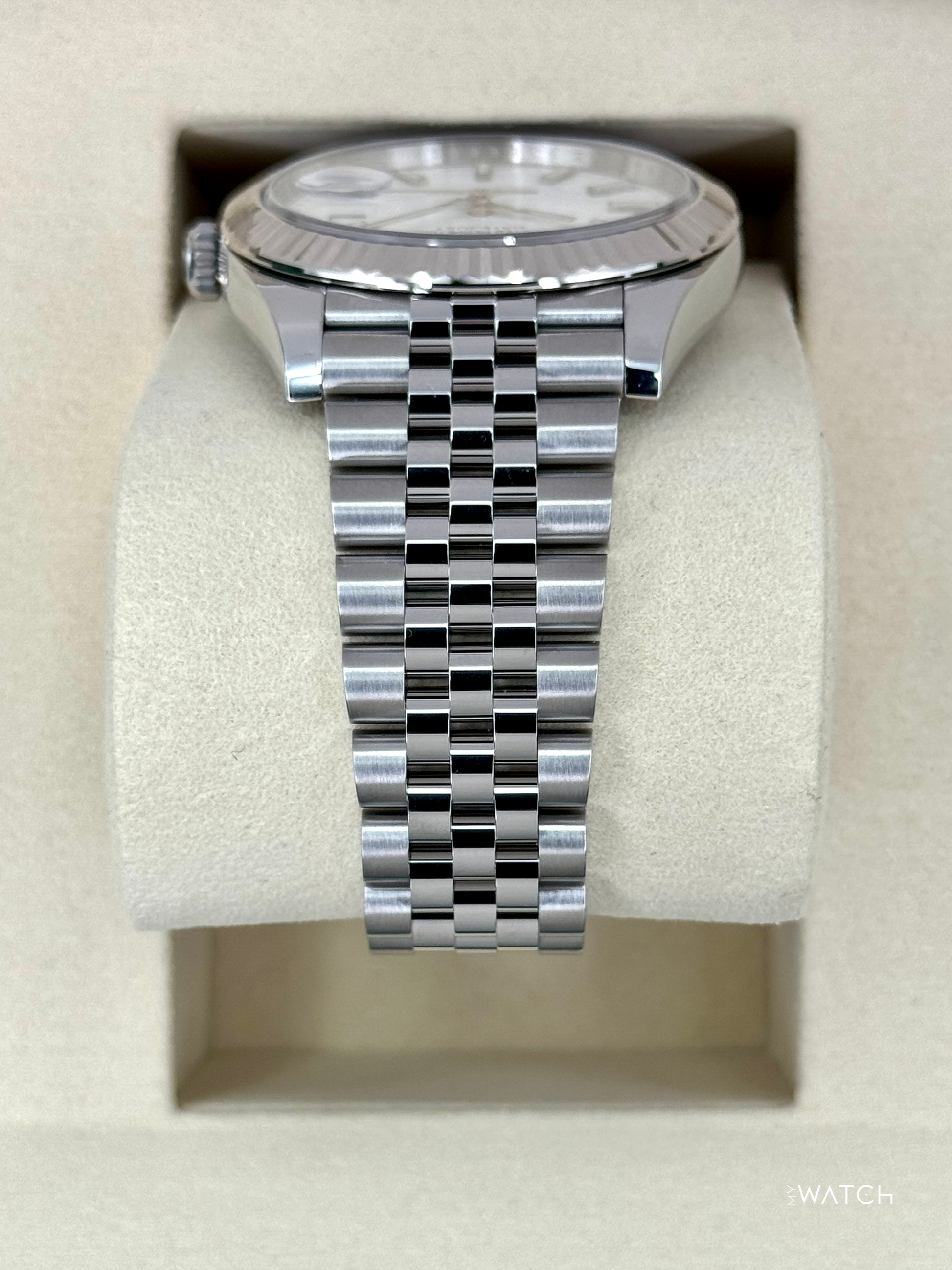 NEW 2025 Rolex Datejust 41mm 126334 Stainless Steel Jubilee White Dial - MyWatchLLC