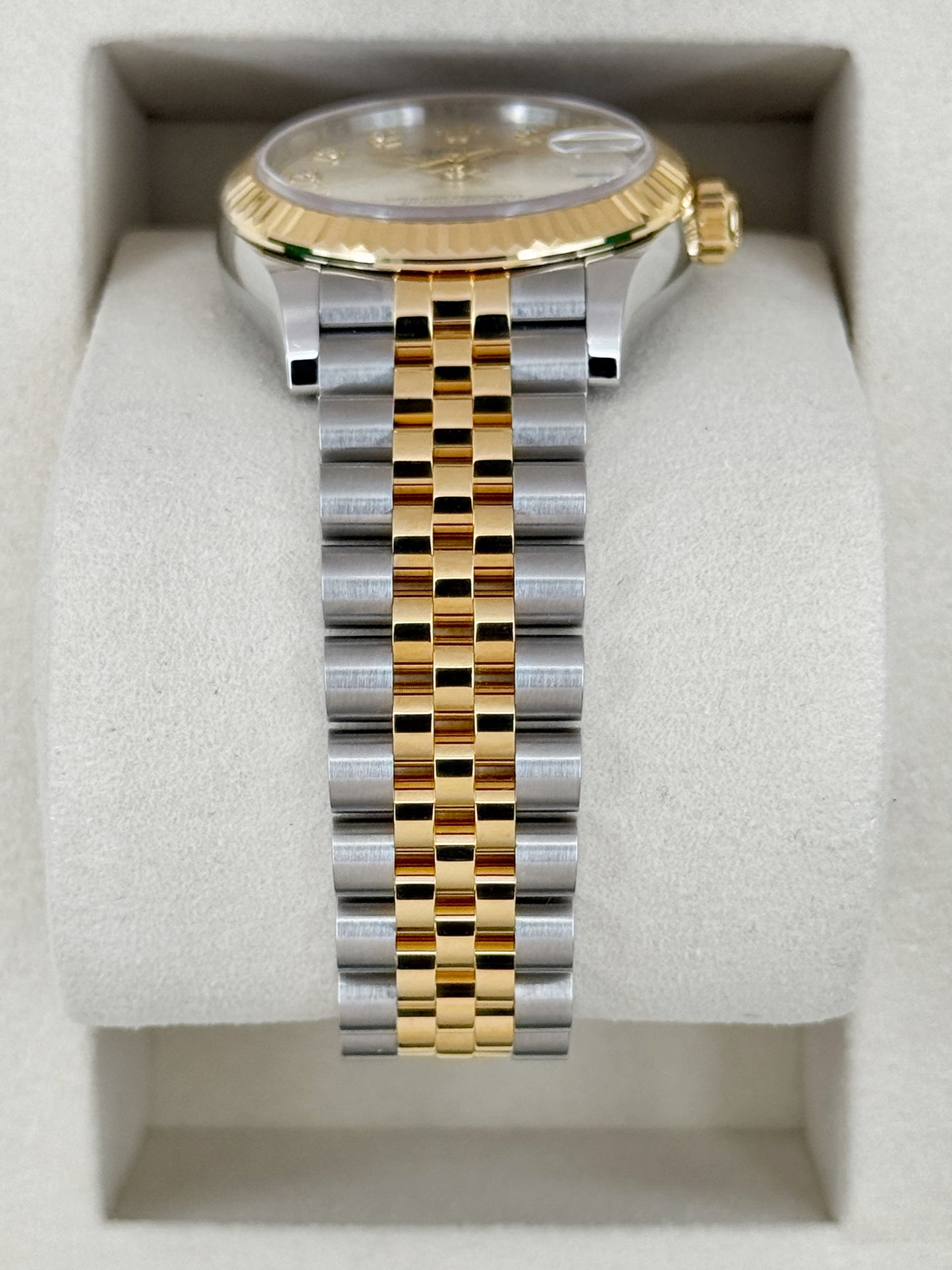 NEW 2026 Rolex Lady Datejust 31mm 278273 Two-Tone Jubilee Silver Diamond Dial