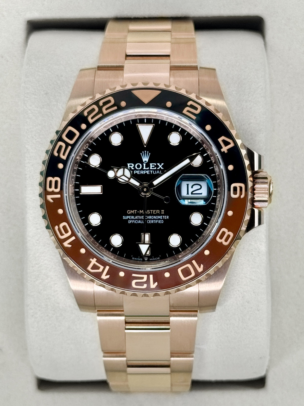 NEW 2026 Rolex GMT-Master II Rootbeer 40mm 126715CHNR Rose Gold