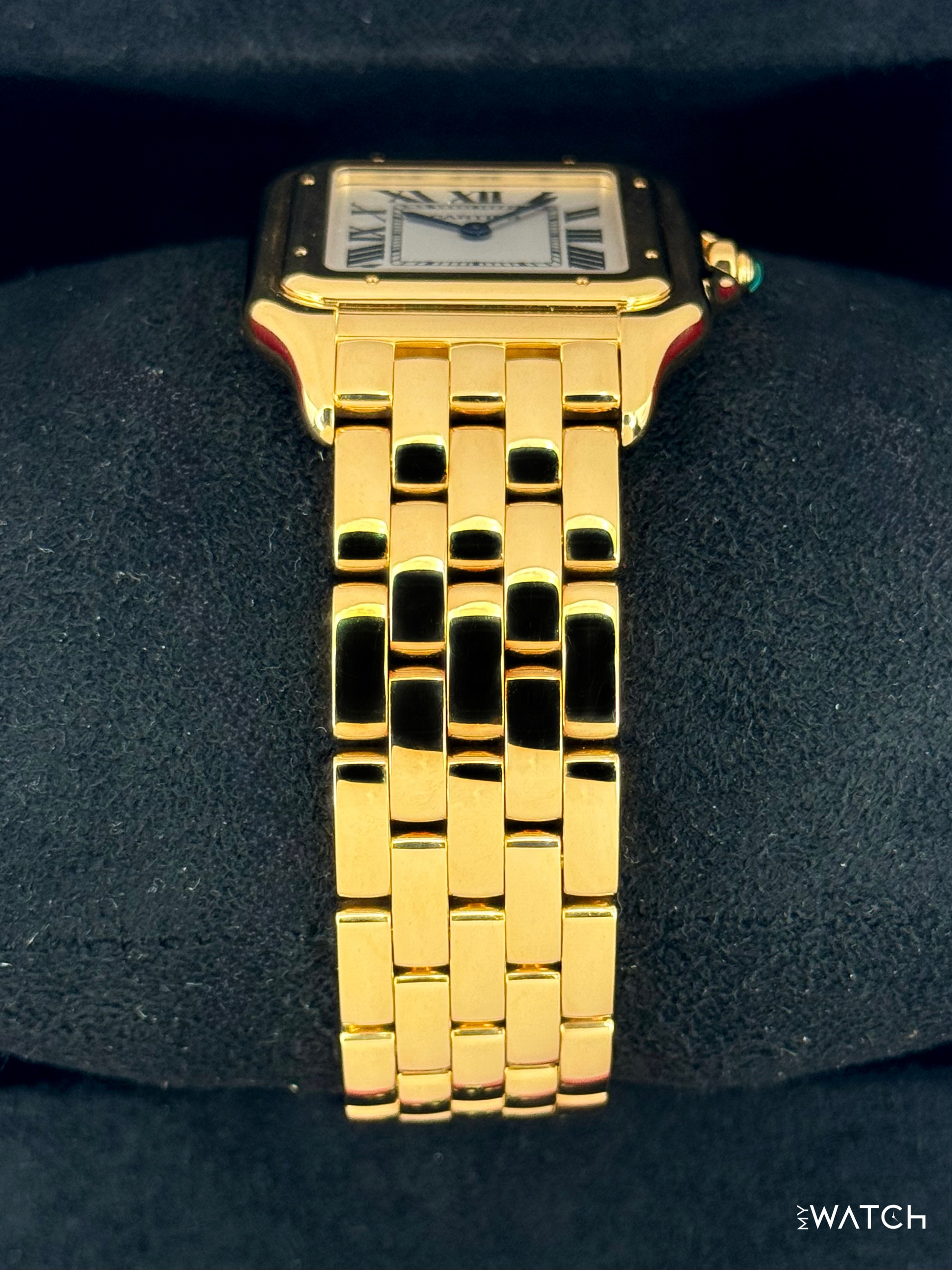 2025 Cartier Panthere De Cartier 31mm WGPN0051 Yellow Gold Silver Dial - MyWatchLLC