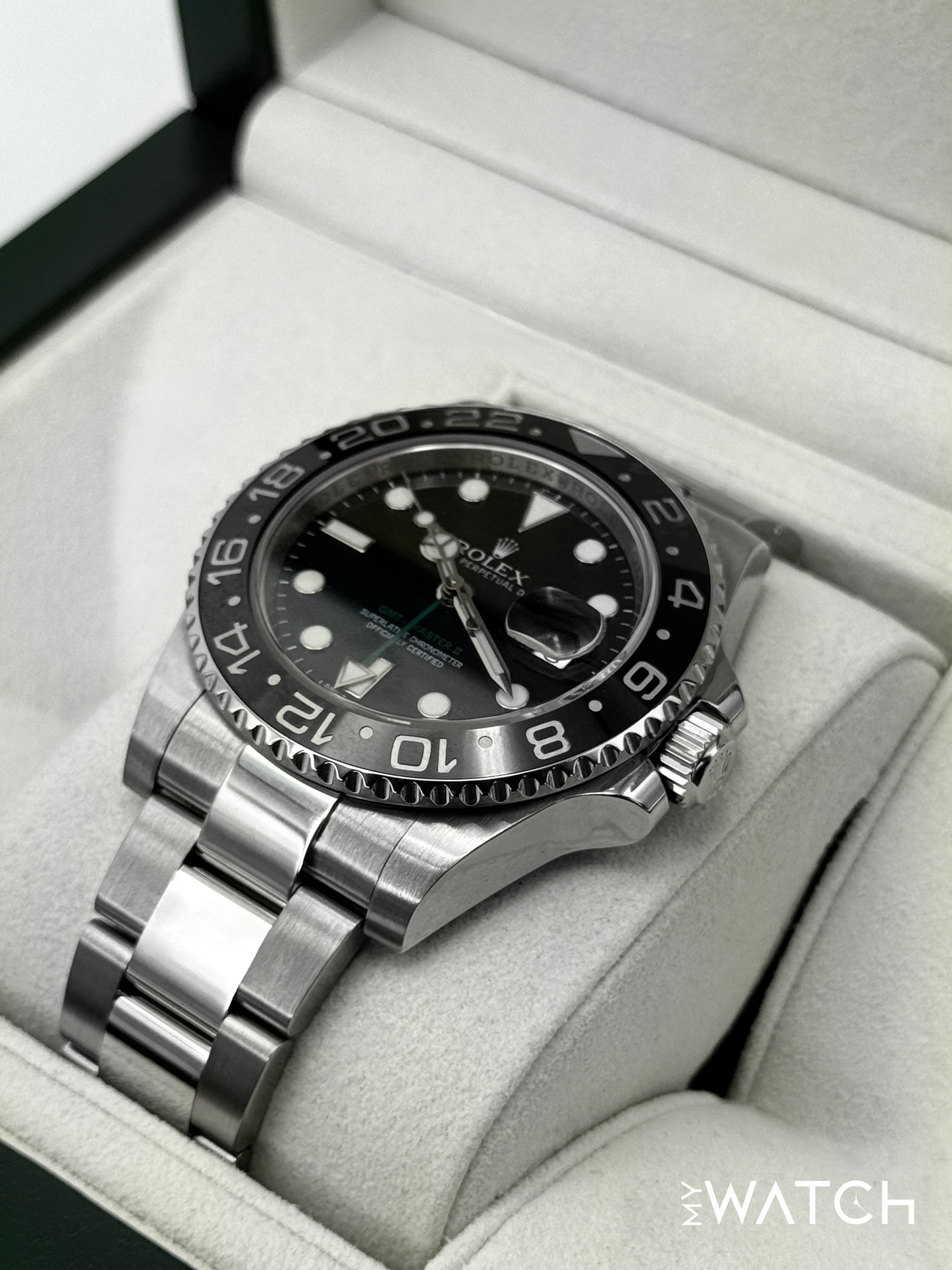 2013 Rolex GMT-Master II 40mm 116710LN Stainless Steel Black Dial