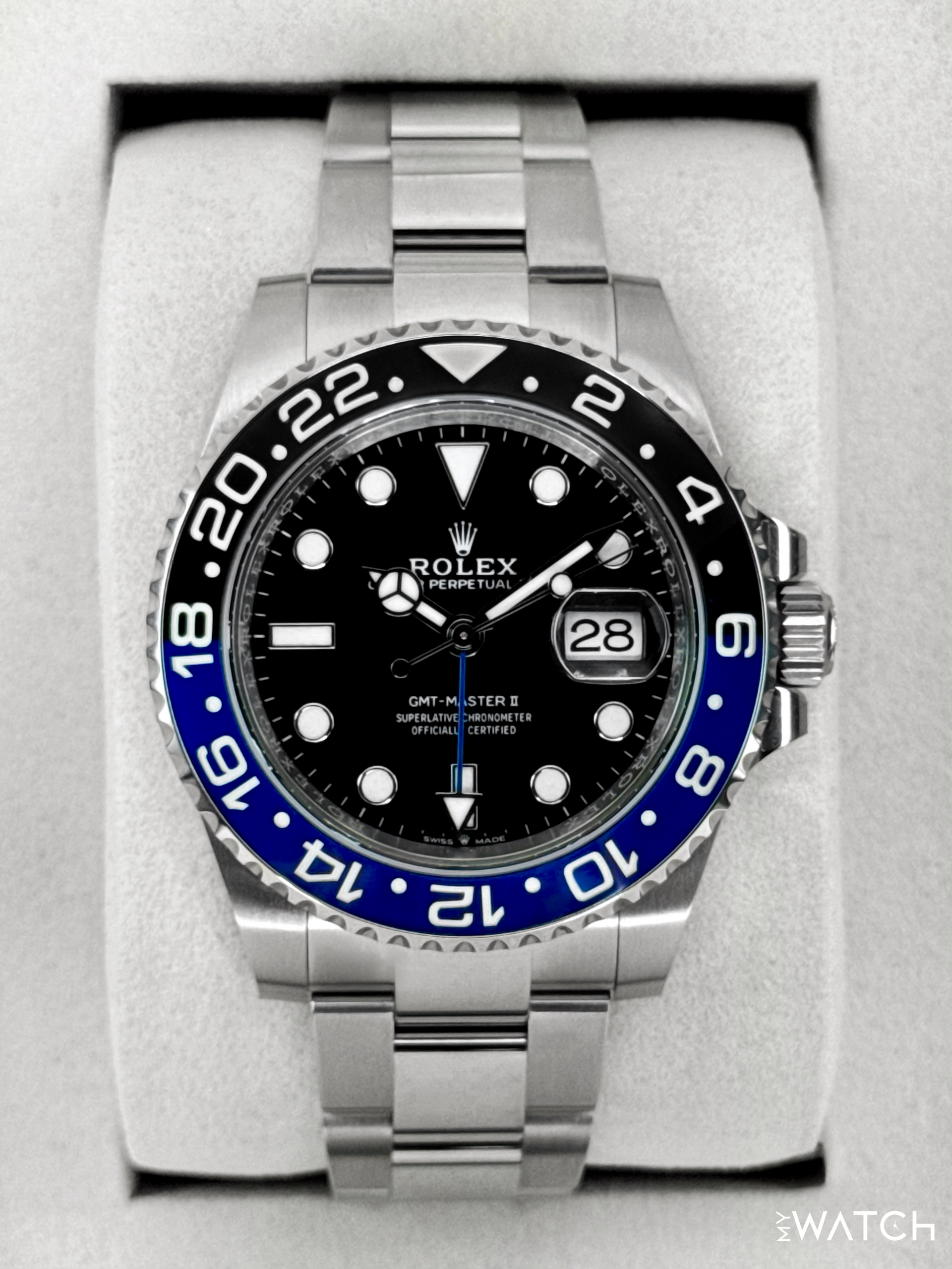 NEW 2026 Rolex GMT-Master II Batman 126710BLNR Oyster | My Watch LLC
