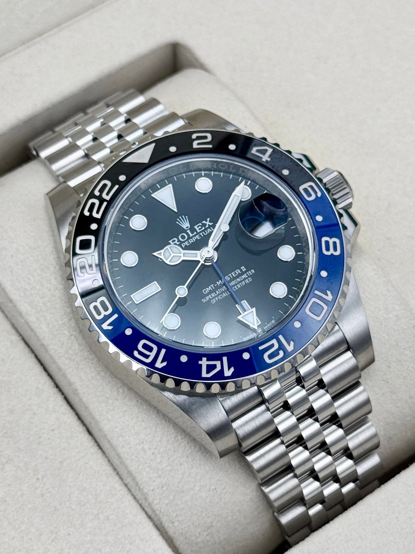 2026 Rolex GMT-Master II "Batgirl" 40mm 126710BLNR Jubilee