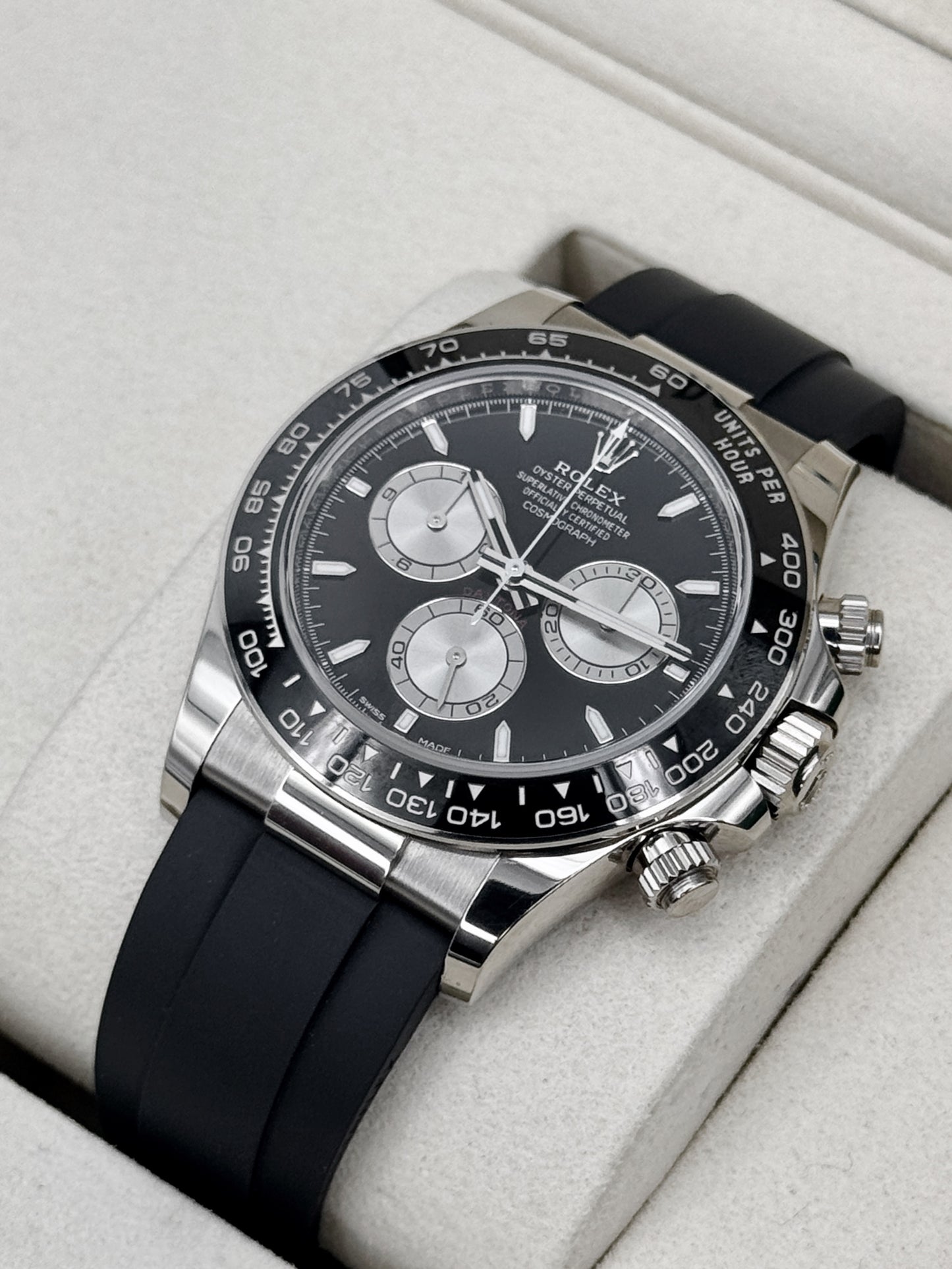 2024 Rolex Daytona "Baby Le Mans" 40mm 126519LN White Gold Black Dial
