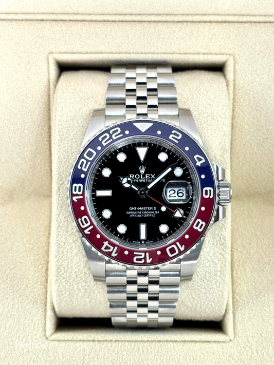 NEW 2024 Rolex GMT-Master II "Pepsi" 40mm 126710BLRO Jubilee