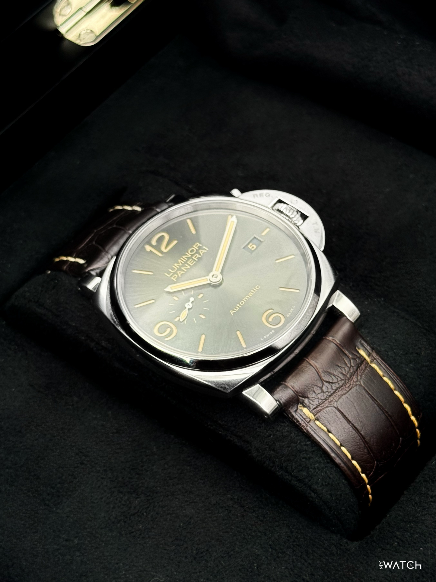 2018  Panerai Luminor Due 45mm PAM00943 Stainless Steel Grey Dial