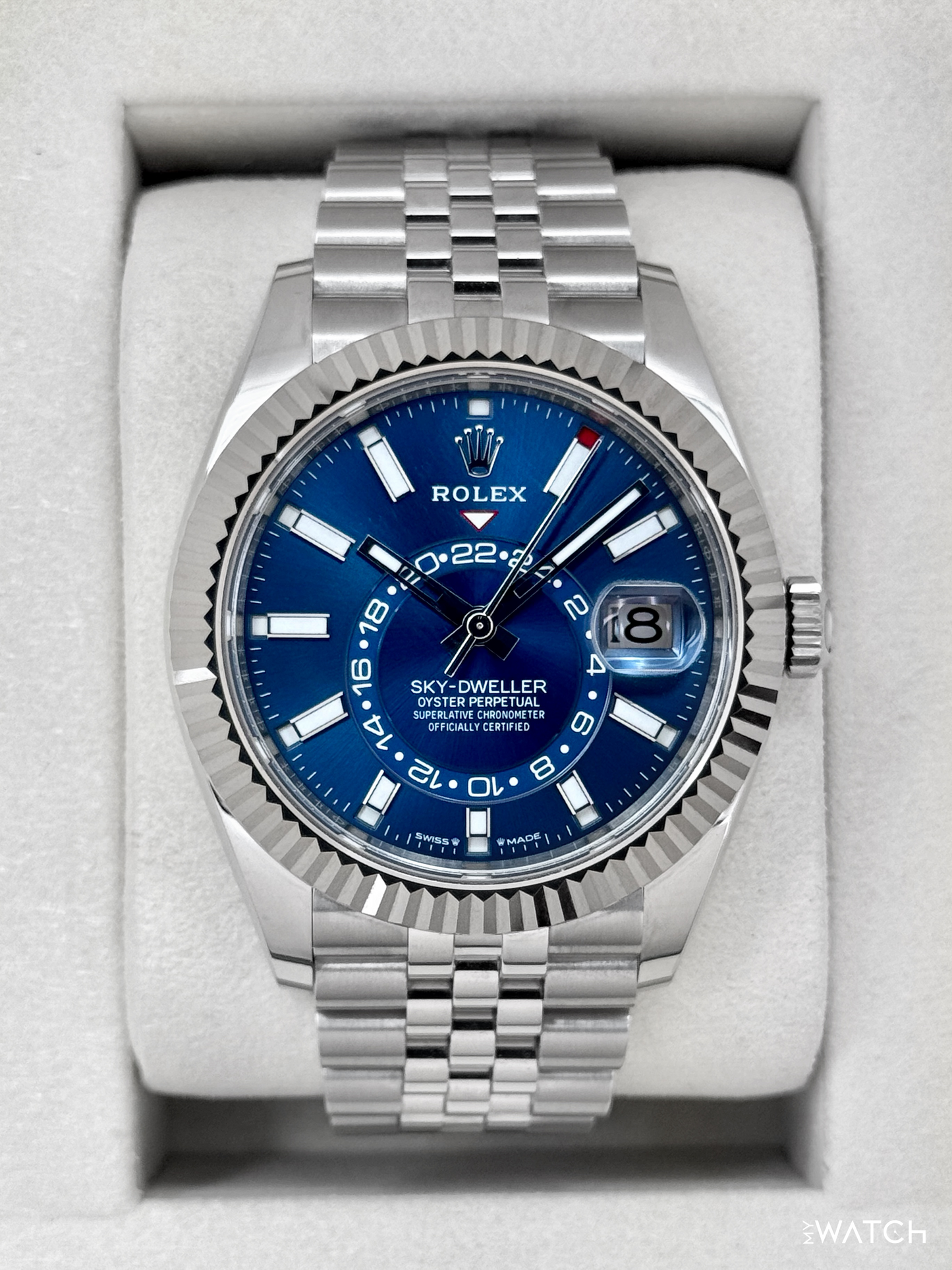2025 Rolex Sky-Dweller 42mm 336934 Jubilee Blue Dial