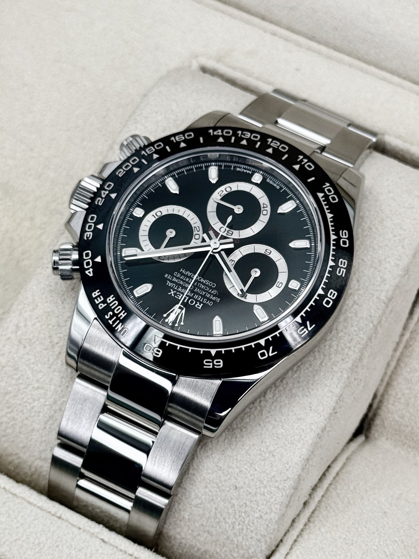 2024 Rolex Daytona 40mm 116500LN Stainless Steel Black Dial