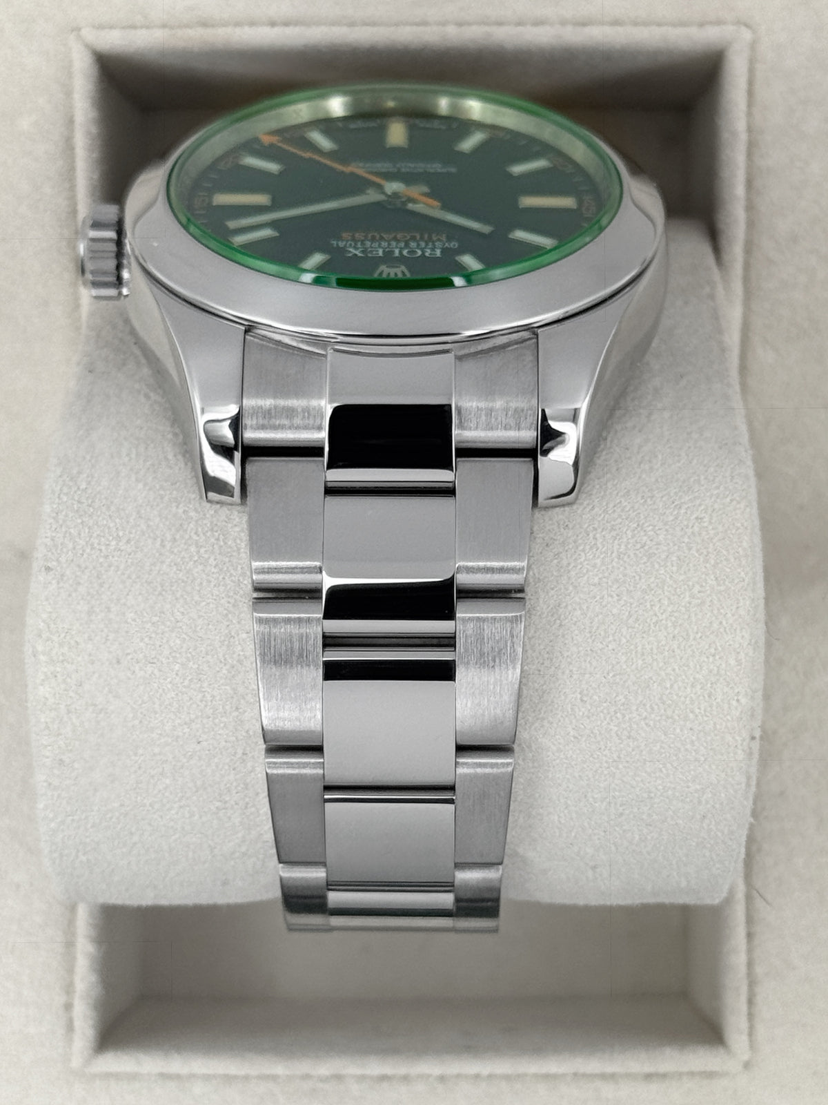 2018 Rolex Milgauss 40mm 116400GV Stainless Steel Black Dial