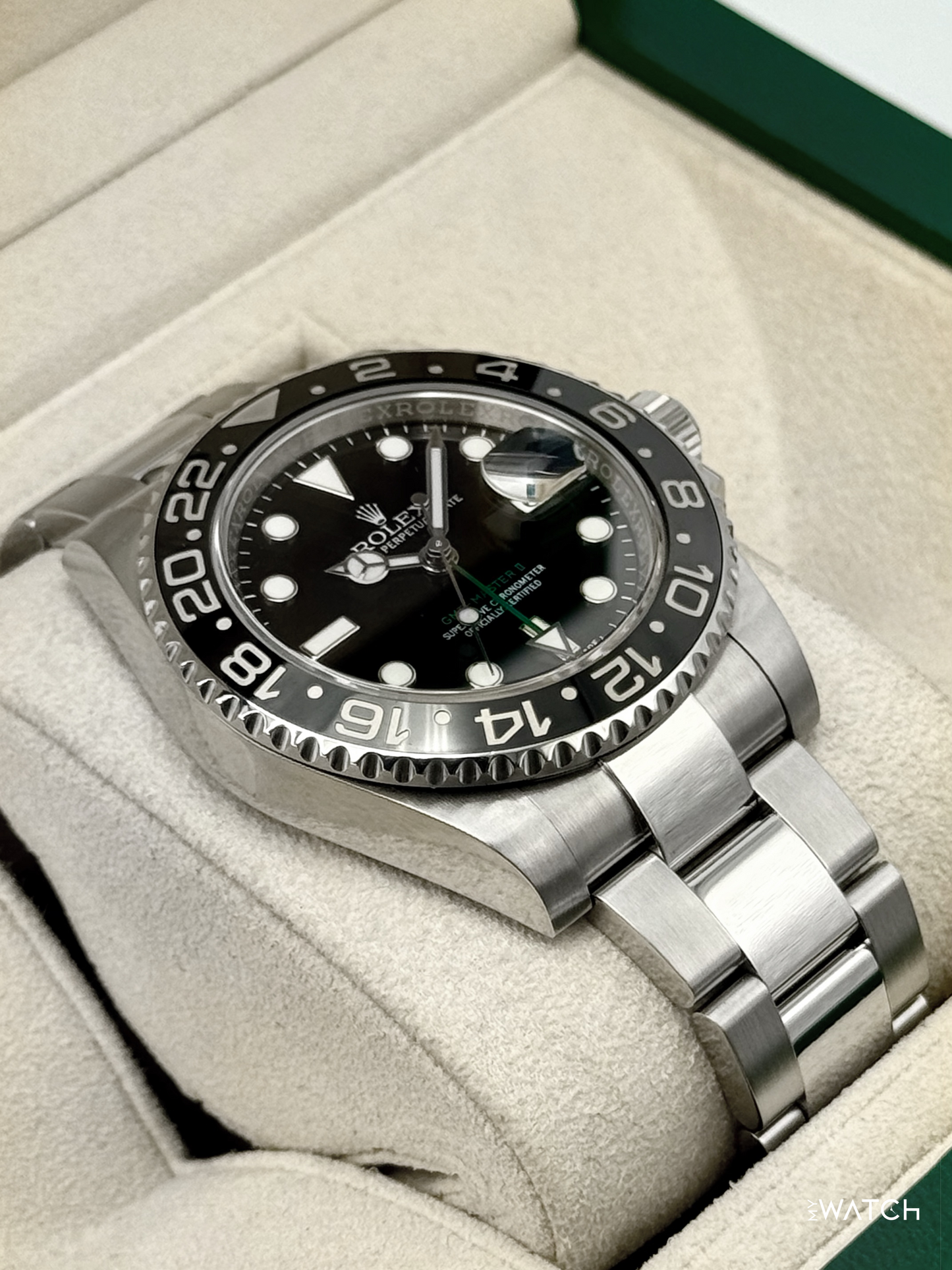 2016 Rolex GMT-Master II 40mm 116710LN Stainless Steel Black Dial - MyWatchLLC