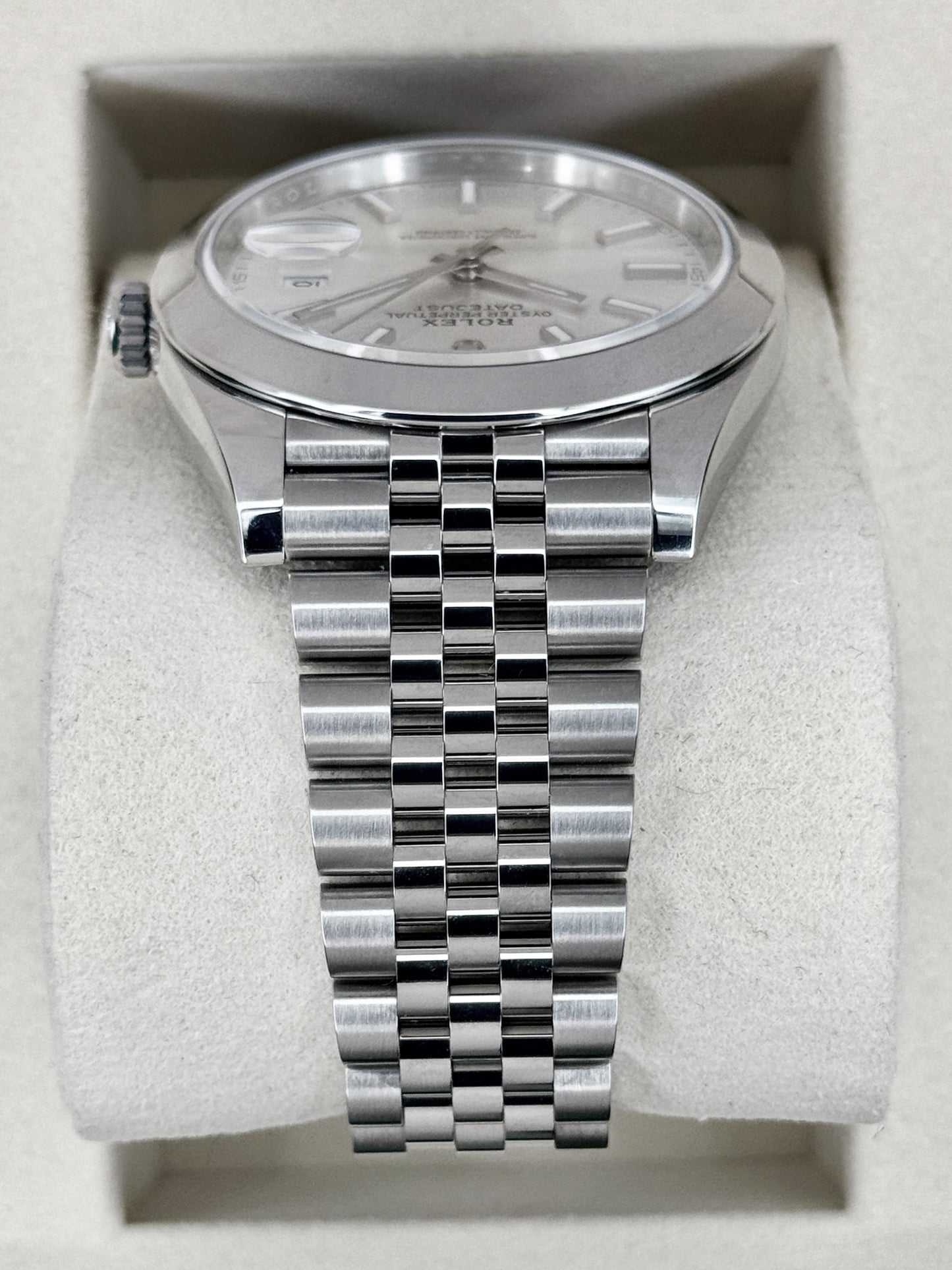 2026 Rolex Datejust 41mm 126300 Stainless Steel Jubilee Silver Dial