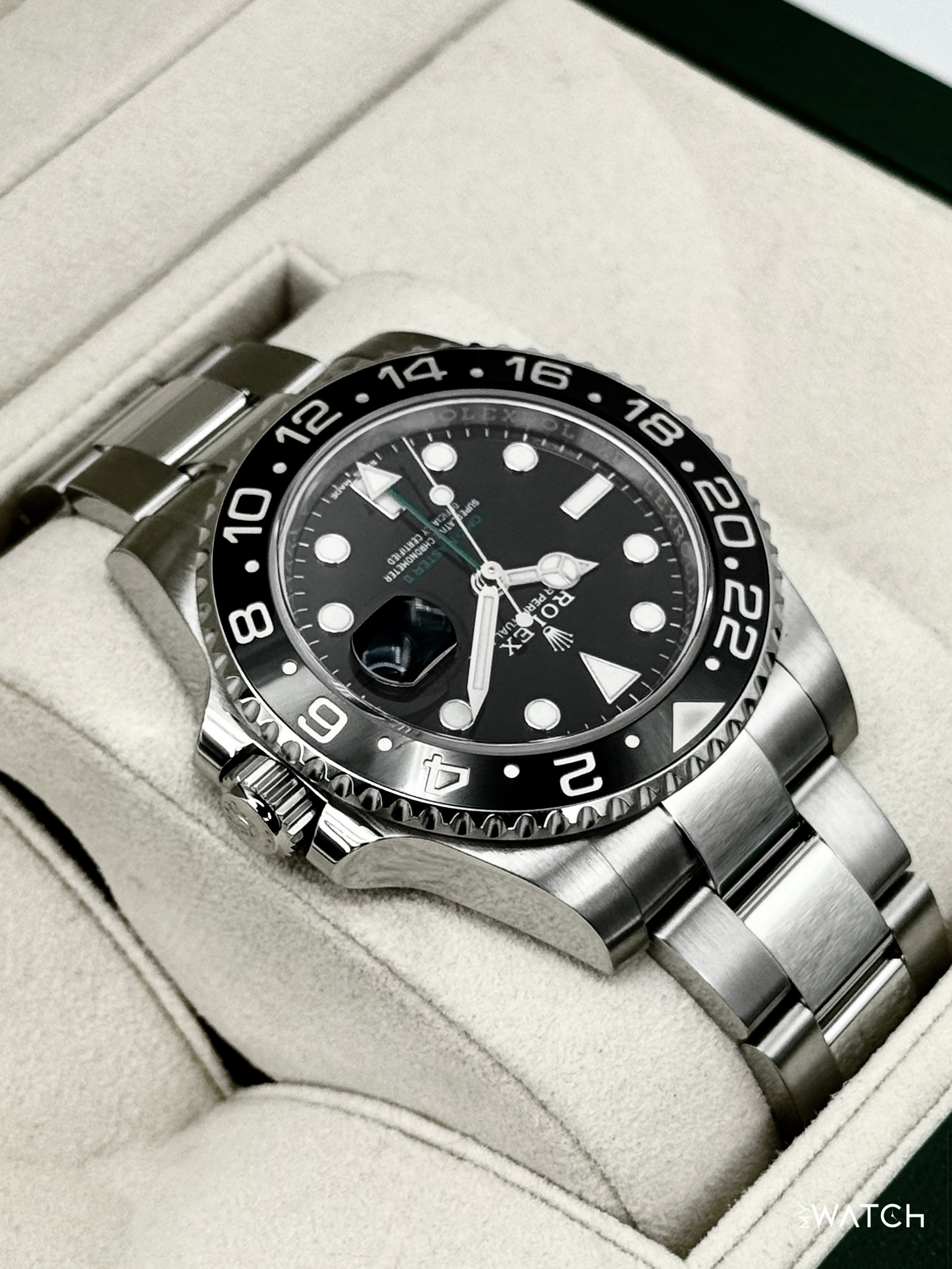 2018 Rolex GMT-Master II 40mm 116710LN Stainless Steel Black Dial - MyWatchLLC