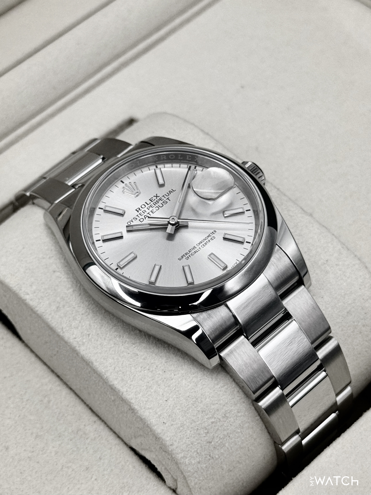 2025 Rolex Datejust 36mm 126200 Stainless Steel Oyster Silver Dial