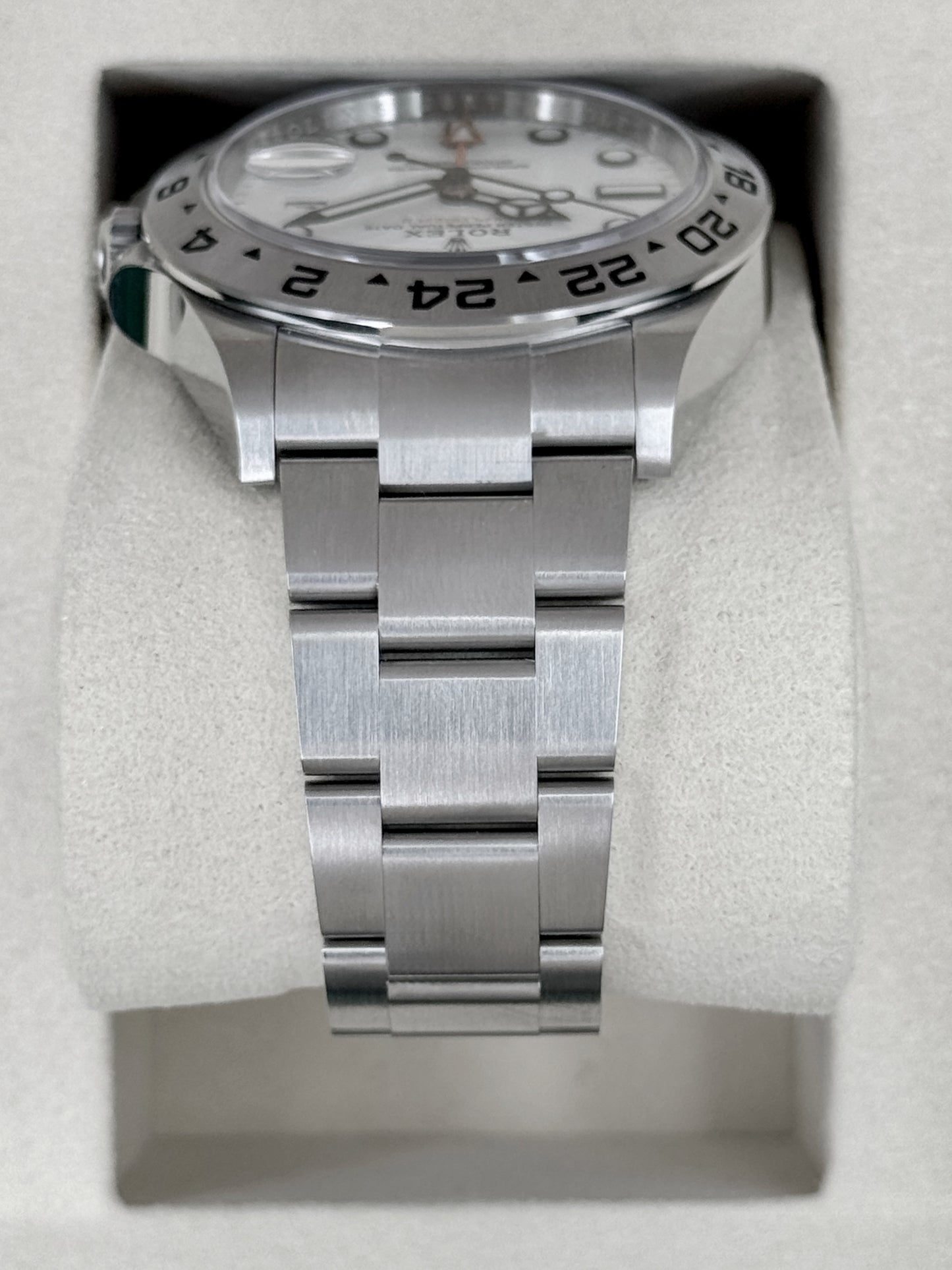 2026 Rolex Explorer II 42mm 226570 Stainless Steel Polar White Dial