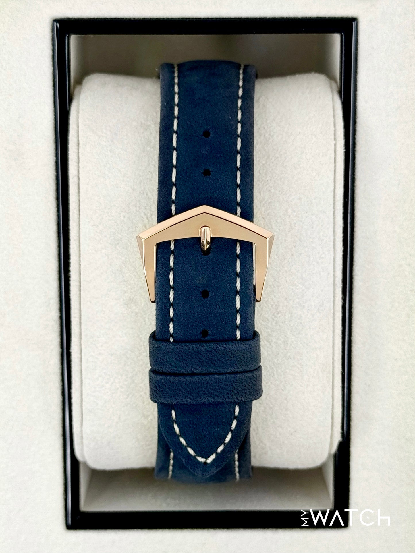 NEW 2025 Patek Philippe 42mm 5224R Calatrava Travel Time Rose Gold Blue Dial