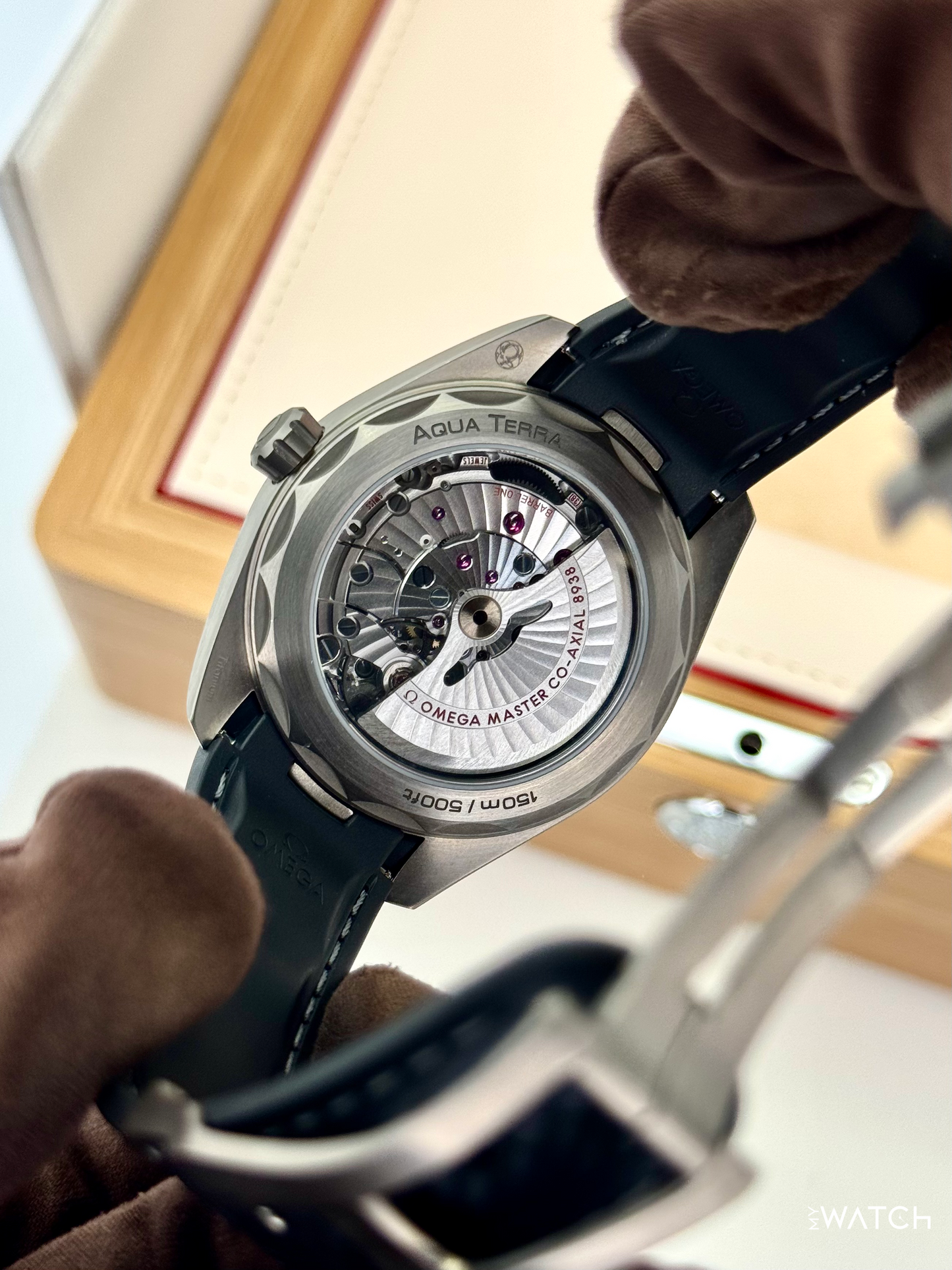 Omega Seamaster Aqua Terra 43mm 220.92.43.22.99.001 Titanium Grey Dial - MyWatchLLC