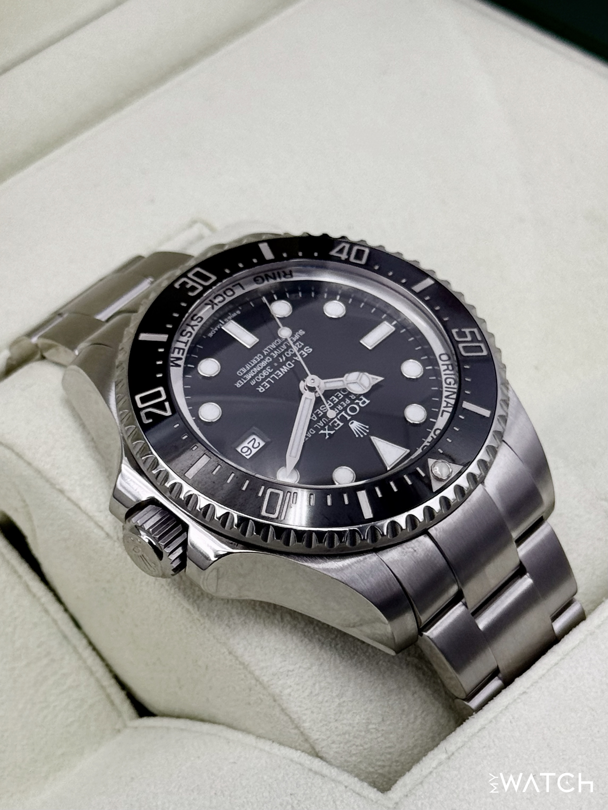 2015 Rolex Deepsea 44mm 116660 Stainless Steel Black Dial - MyWatchLLC