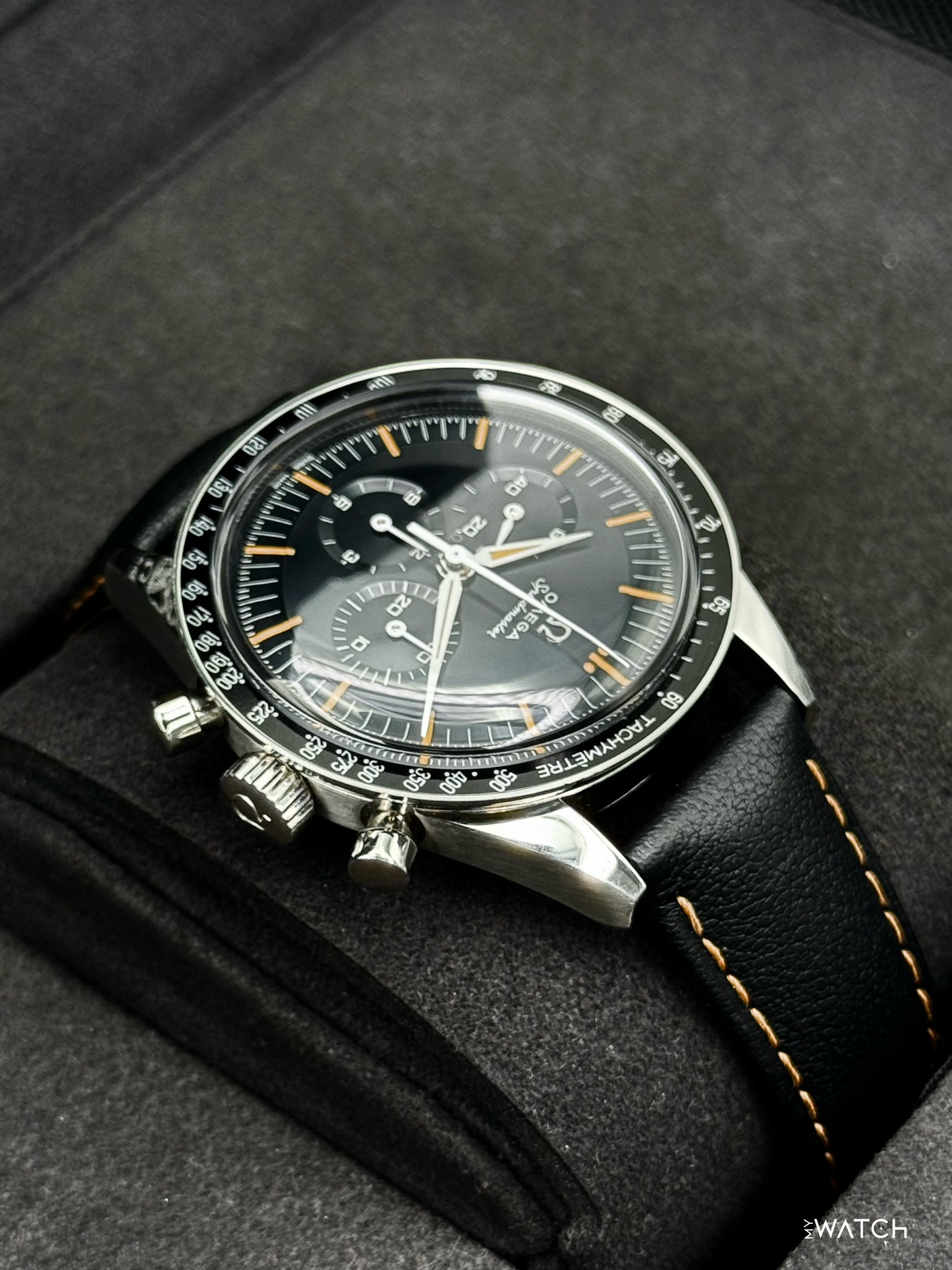 2025 Omega Speedmaster 1st Omega in Space 39.7mm 310.32.40.50.06.001 Black Dial - MyWatchLLC
