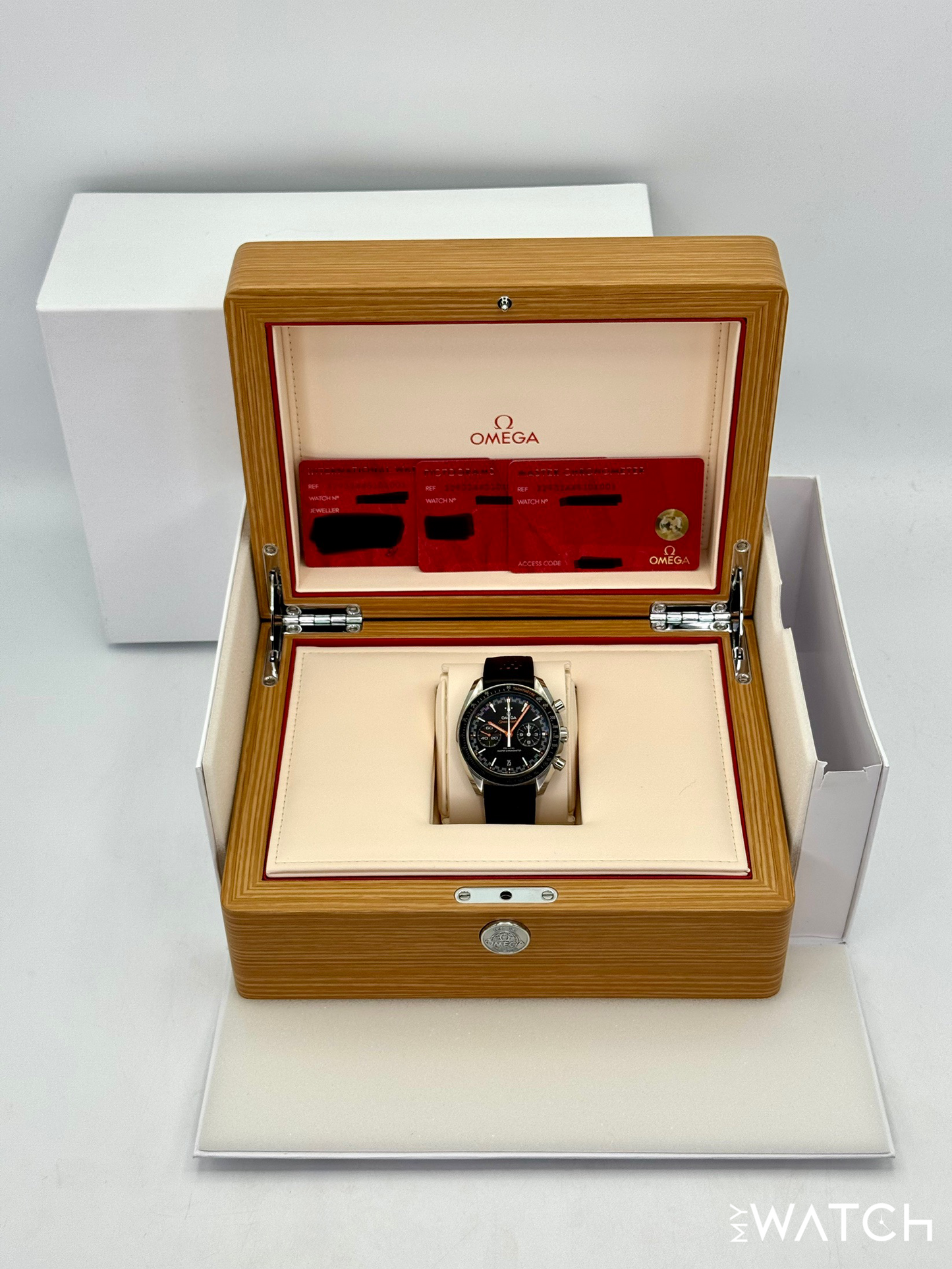 2023 Omega Speeedmaster Racing 44.2mm 329.32.44.51.01.001 Black Dial