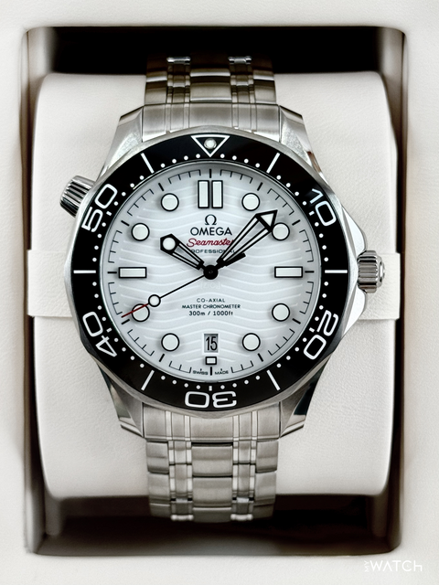 NEW 2026 Omega Seamaster 42mm 210.30.42.20.04.001 Stainless Steel White Dial