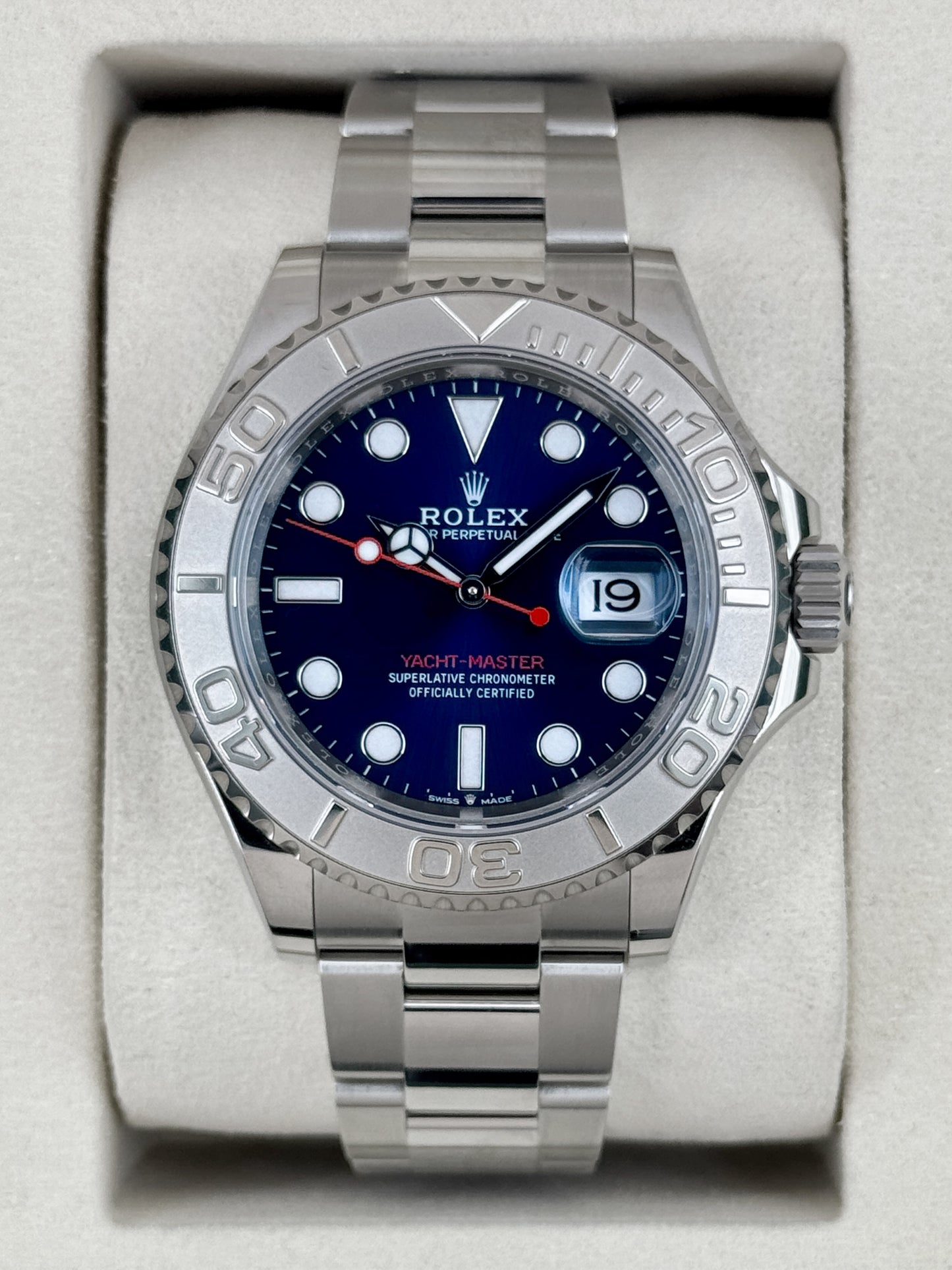 2025 Rolex Yacht-Master 40mm 126622 Stainless Steel Blue Dial