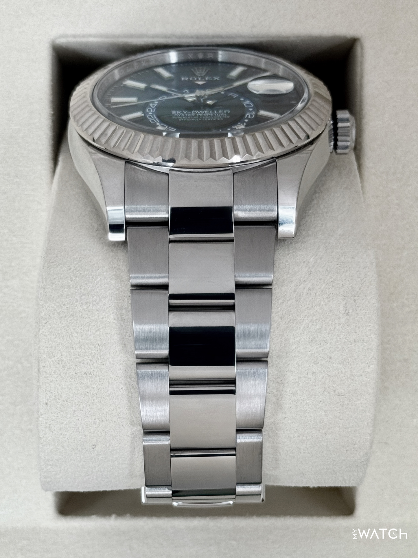 2026 Rolex Sky-Dweller 42mm 336934 Oyster Blue Dial - MyWatchLLC