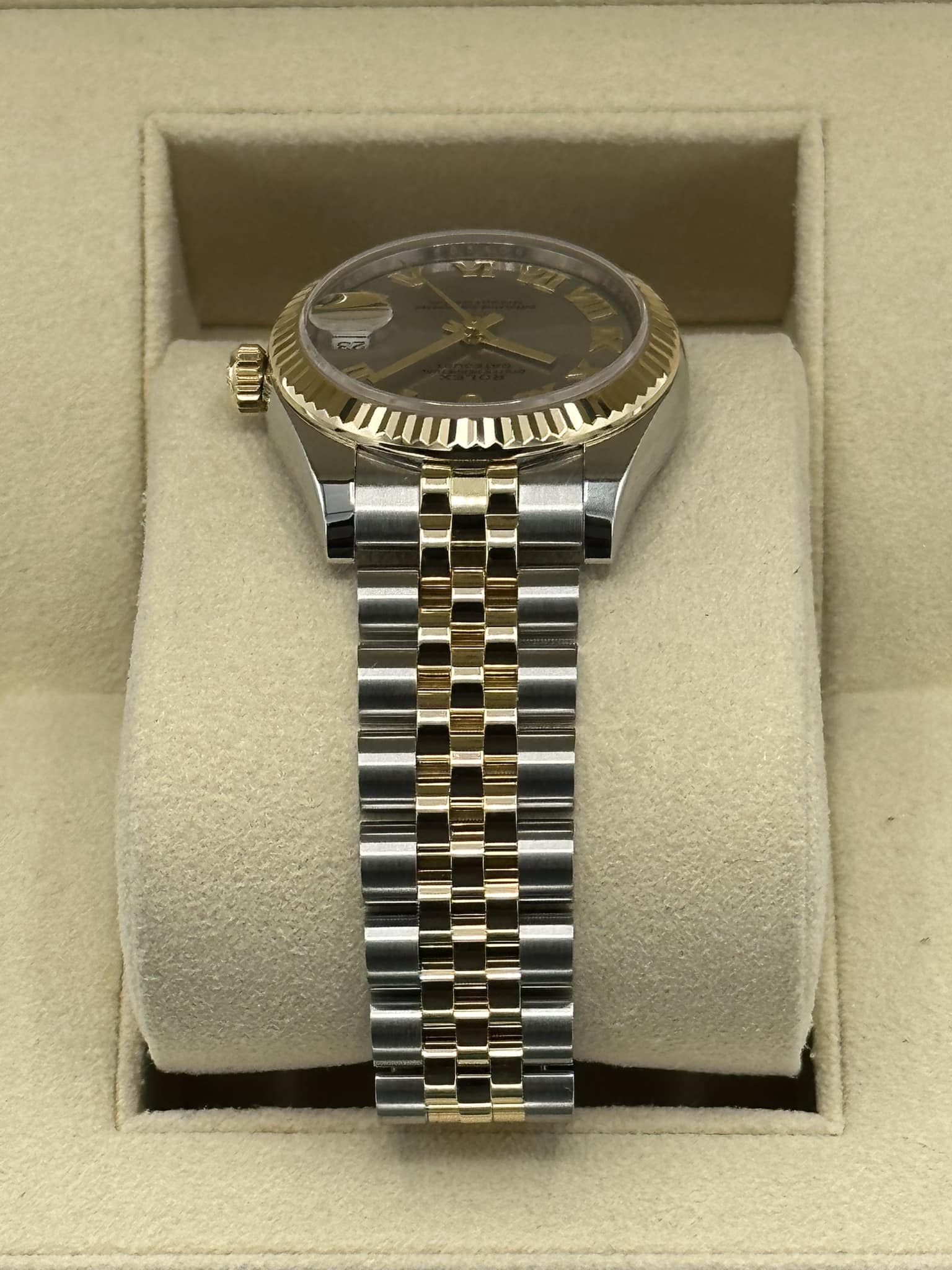 2019 Rolex Datejust 31mm  178273 Two-Tone Silver Roman Numeral Dial - MyWatchLLC