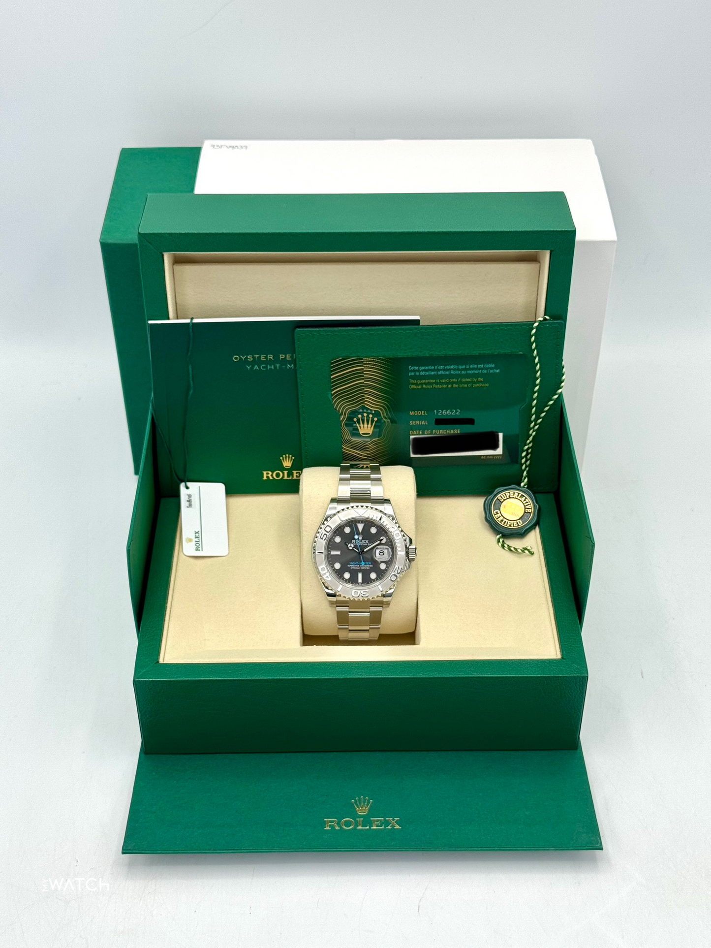 NEW 2025 Rolex Yacht-Master 40mm 126622 Stainless Steel Rhodium Dial (STICKERED) - MyWatchLLC