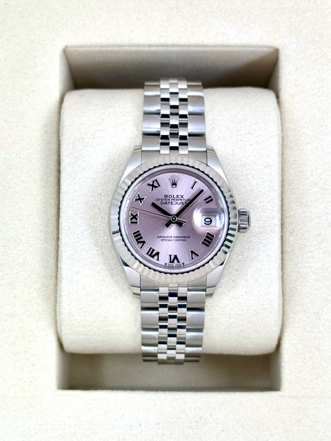 NEW 2025 Rolex Lady Datejust 28mm 279174 Stainless Steel Jubilee Pink Dial