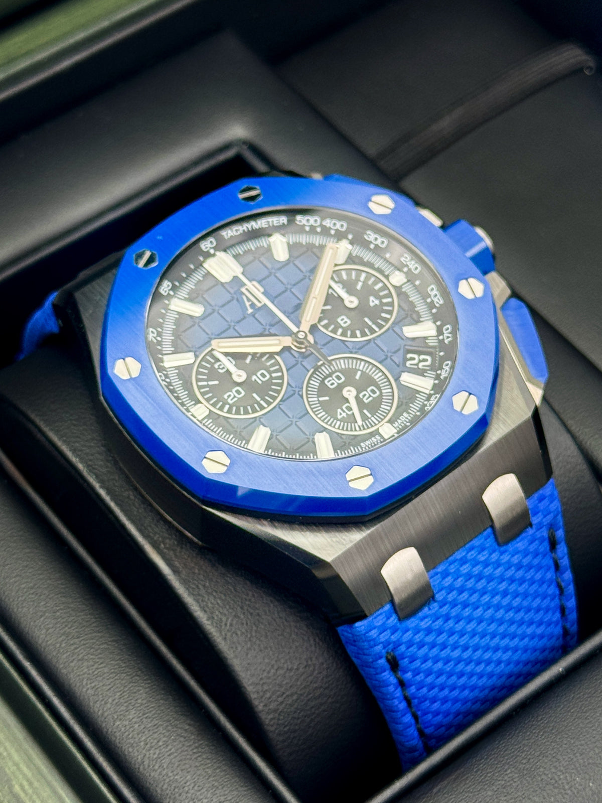 2024 Audemars Piguet Royal Oak Offshore Chrono 43mm 26420CE Ceramic Blue Dial