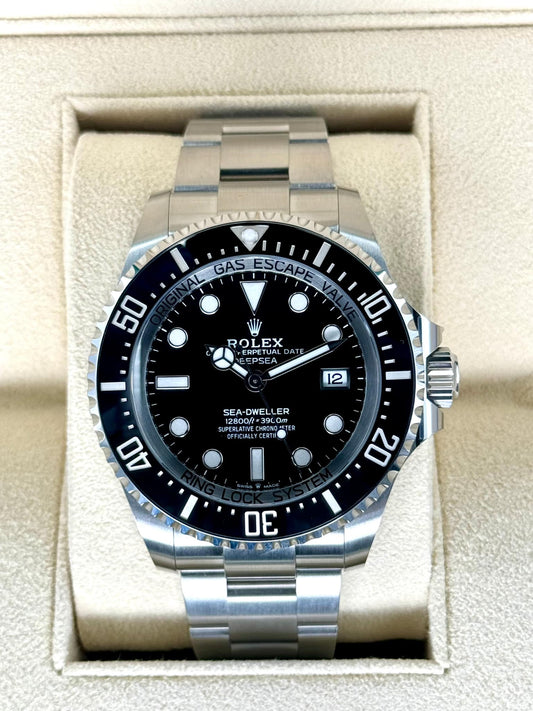 NEW 2024 Rolex Deepsea 44mm 136660 Stainless Steel Black Dial - MyWatchLLC