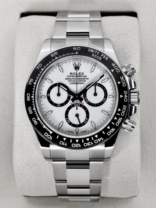 NEW 2026 Rolex Daytona 40mm 126500LN Stainless Steel Panda Dial (STICKERED)